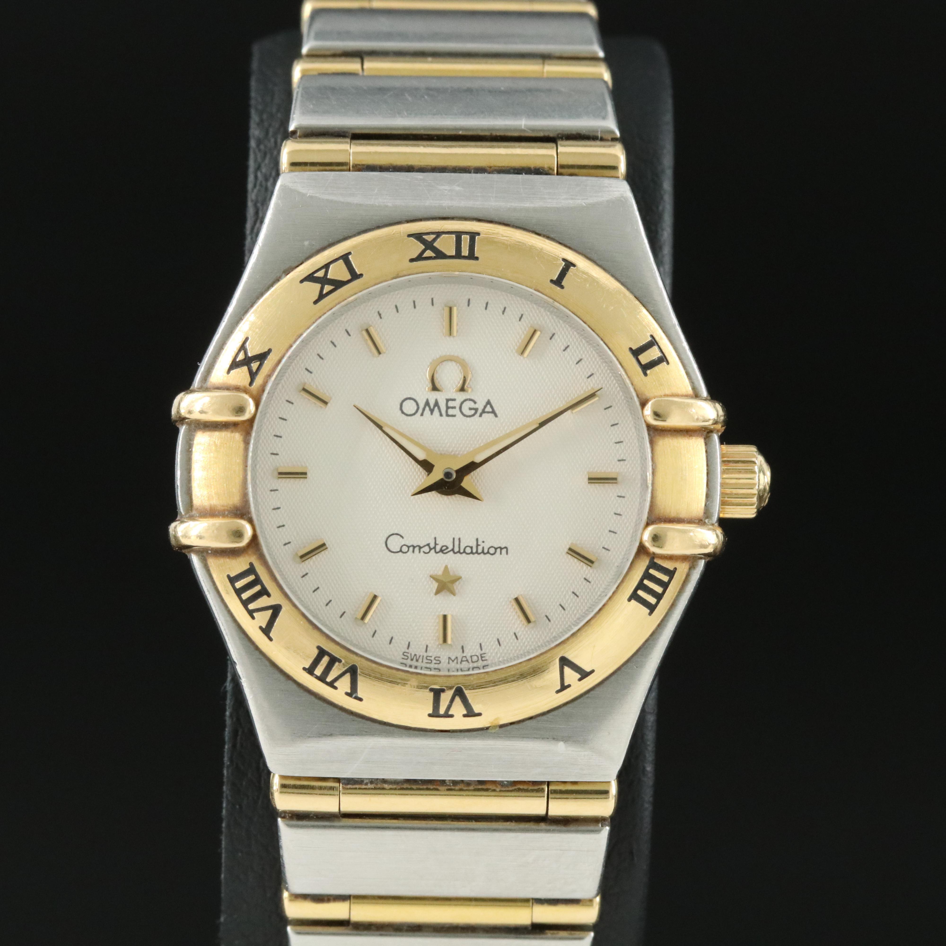 Omega Constellation 18K and Stainless Steel Watch