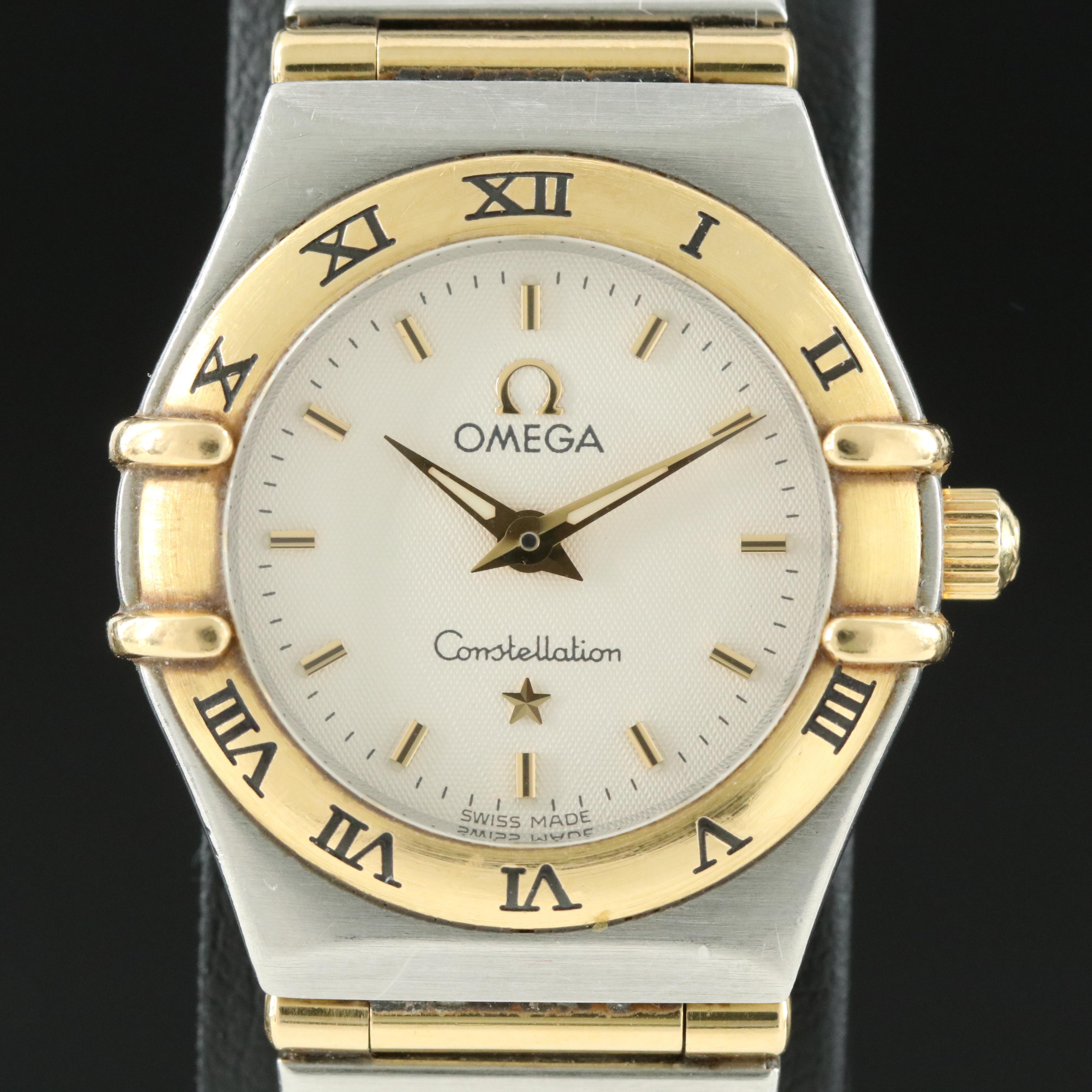 Omega Constellation 18K and Stainless Steel Watch