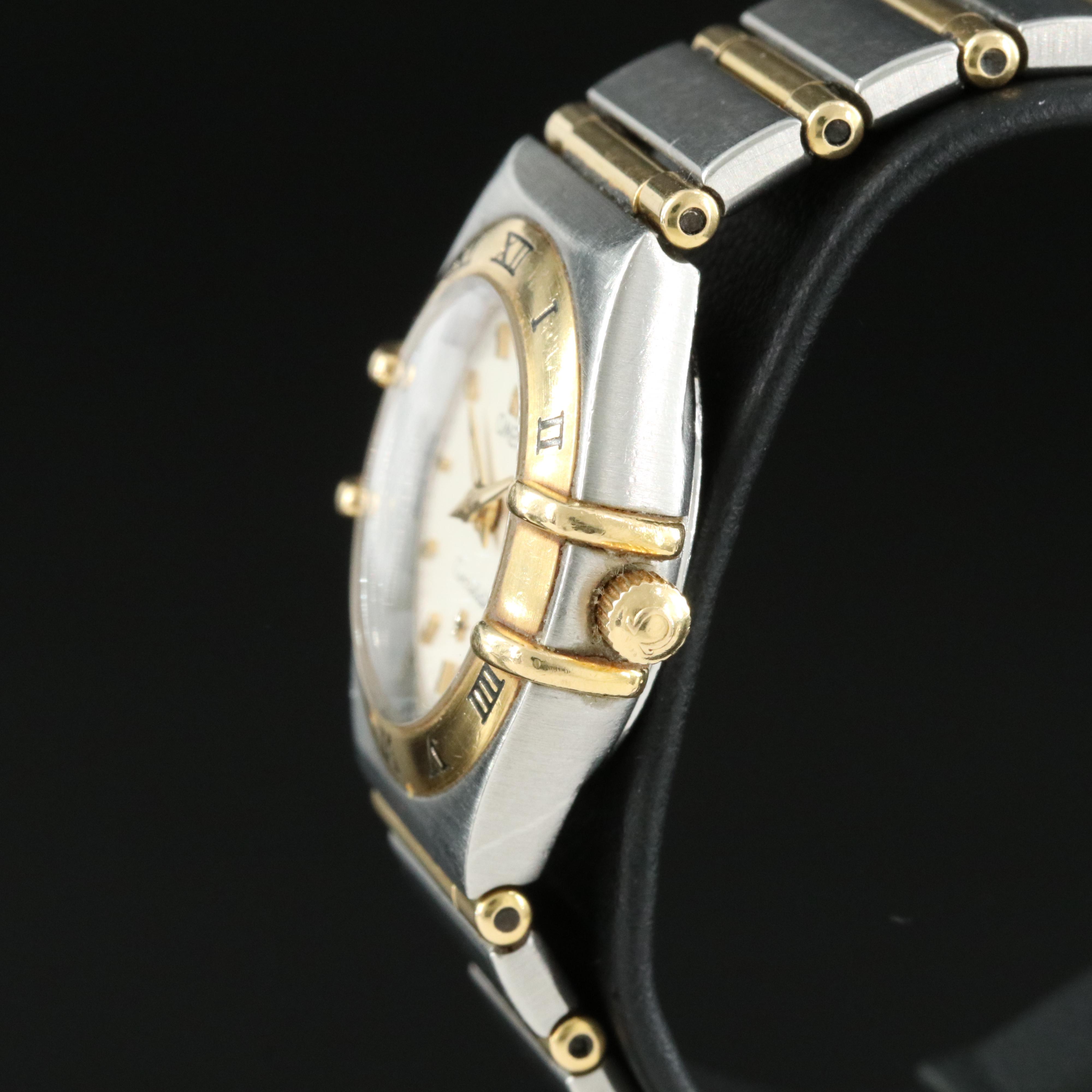 Omega Constellation 18K and Stainless Steel Watch