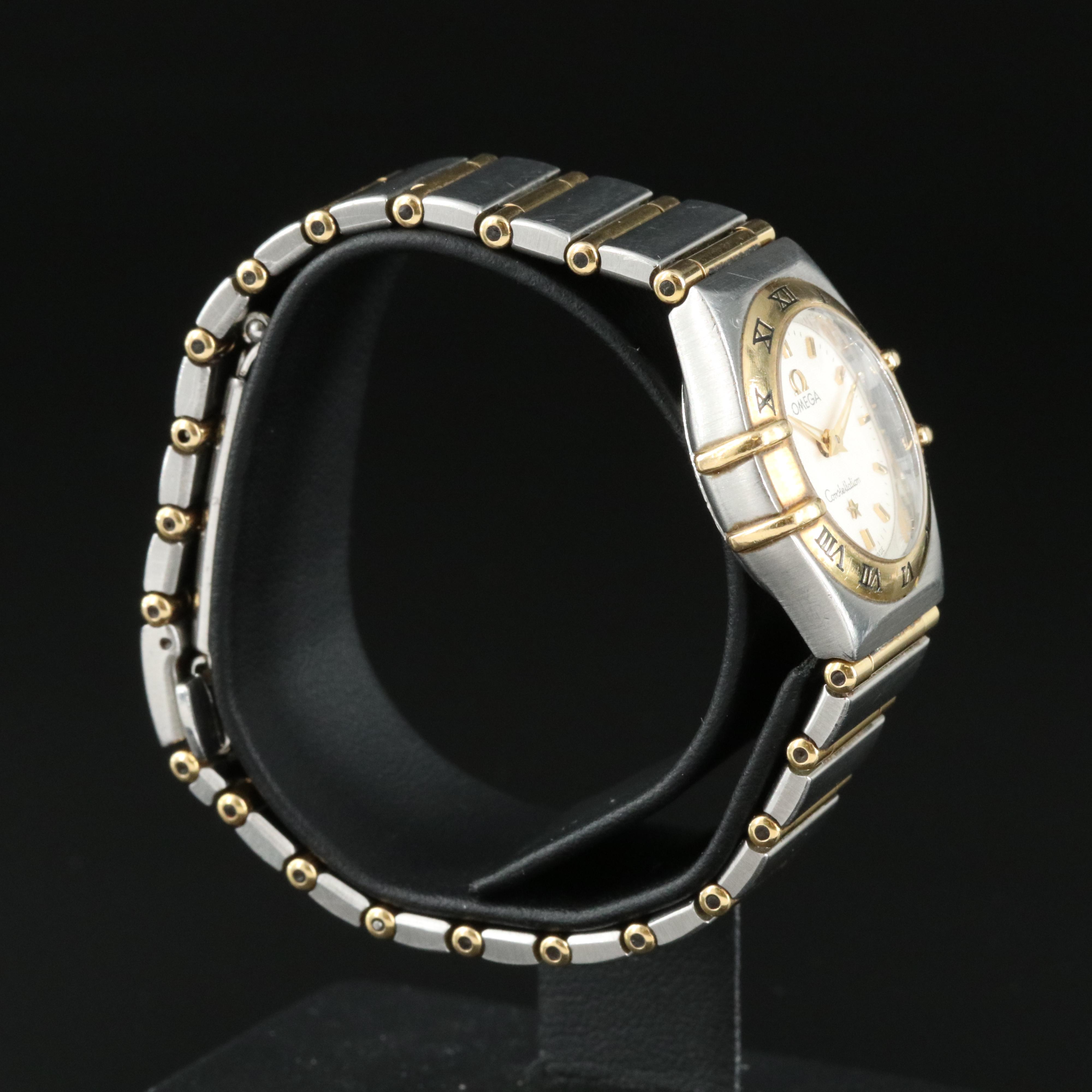 Omega Constellation 18K and Stainless Steel Watch