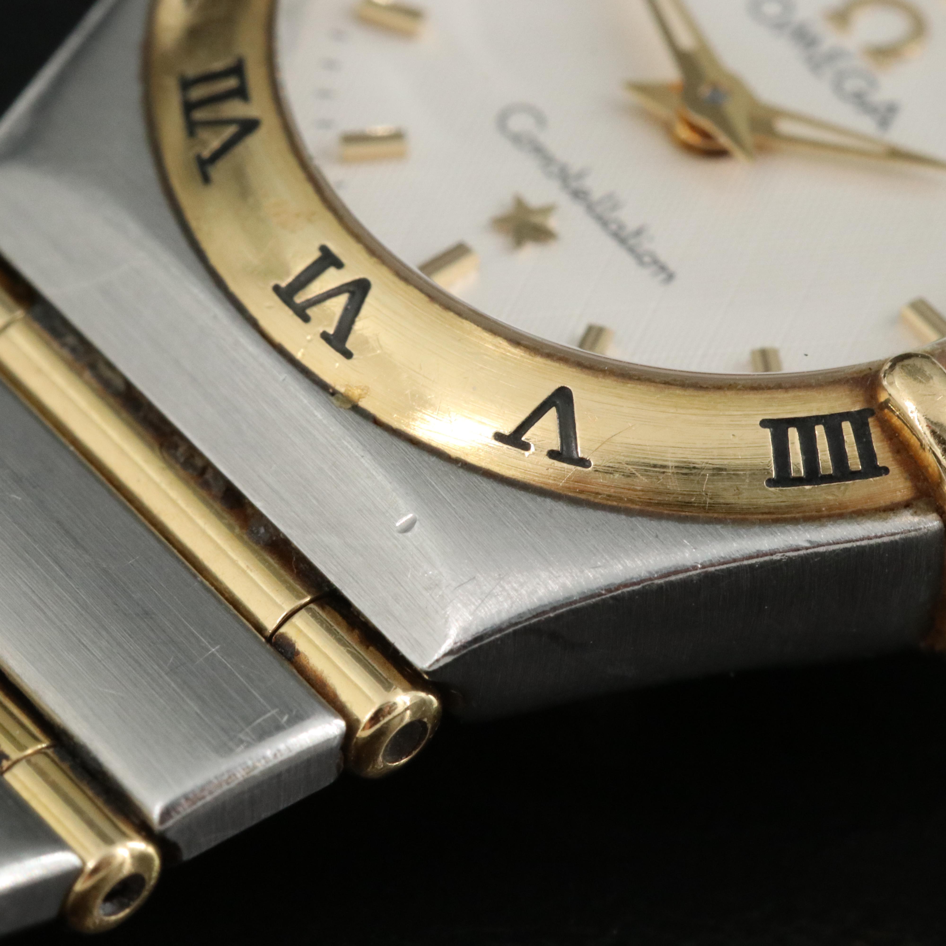 Omega Constellation 18K and Stainless Steel Watch