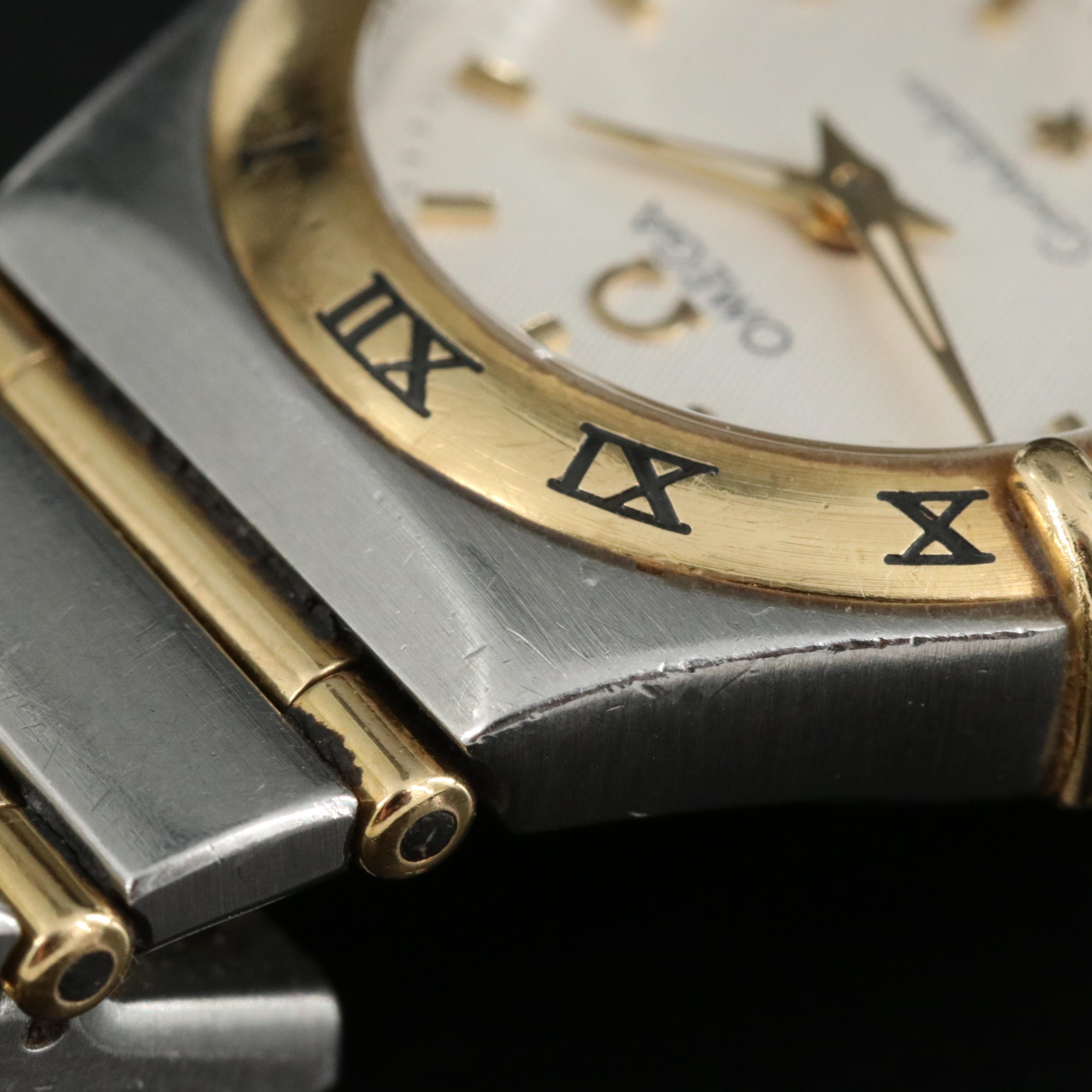 Omega Constellation 18K and Stainless Steel Watch