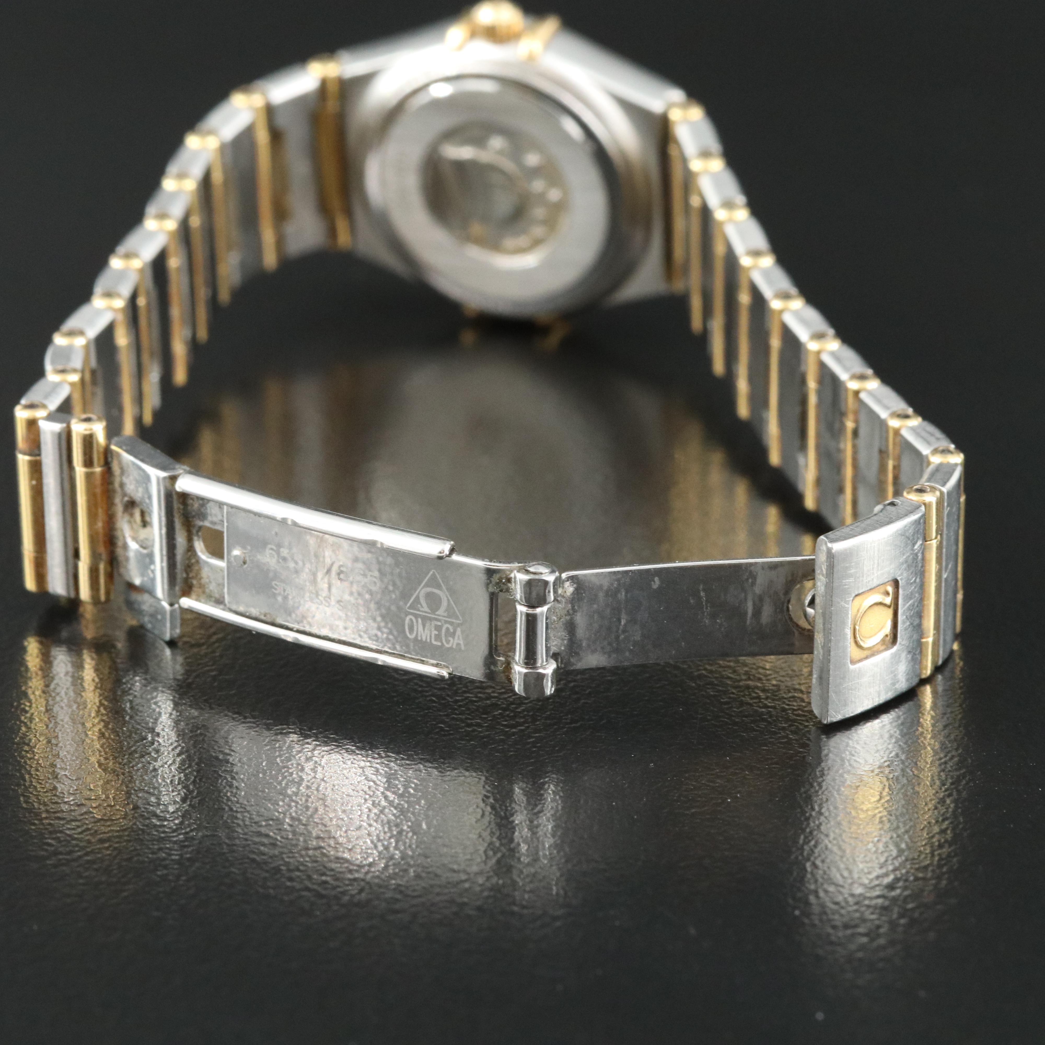 Omega Constellation 18K and Stainless Steel Watch
