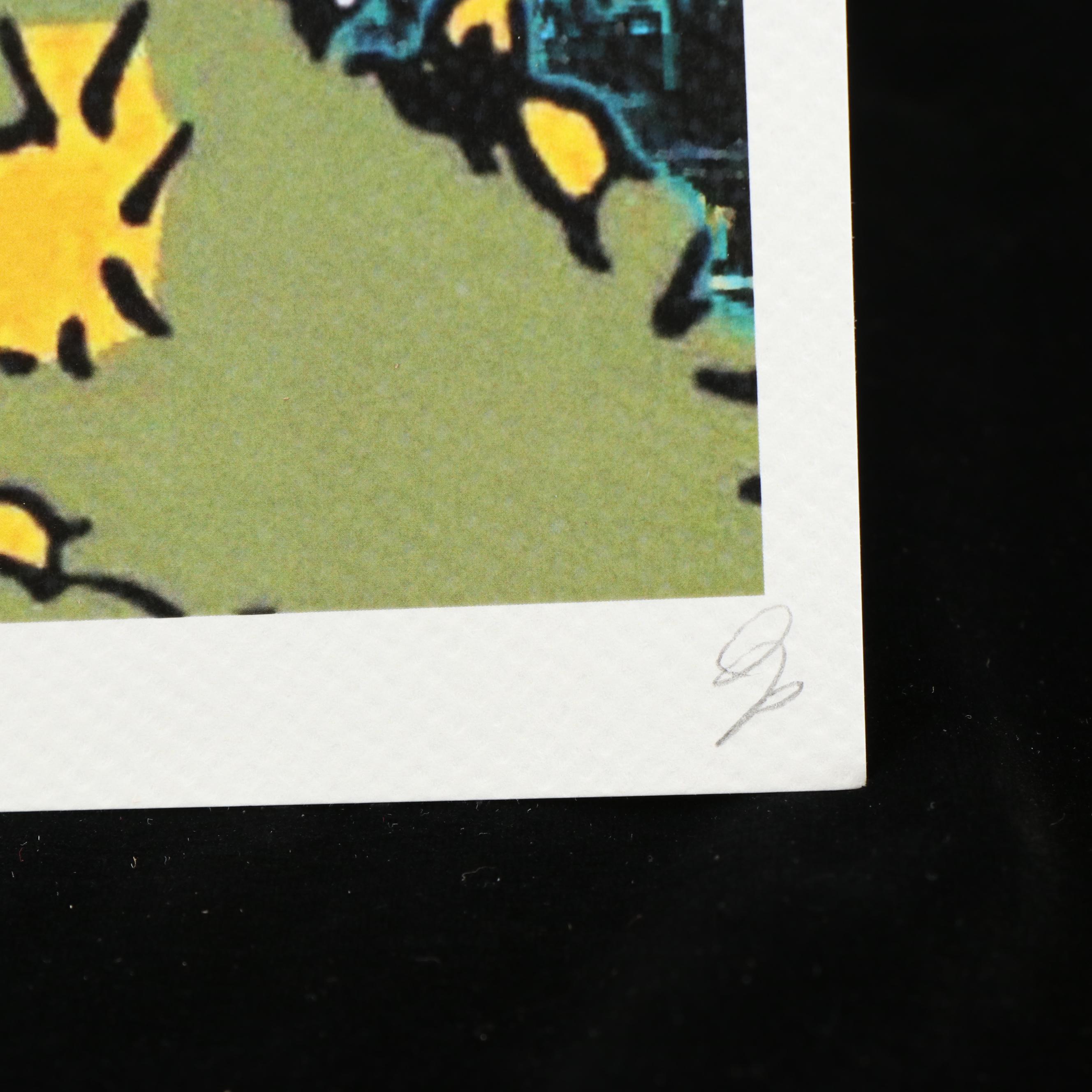 Death NYC Pop Art Graphic Print of Snoopy and Woodstock Starry Night