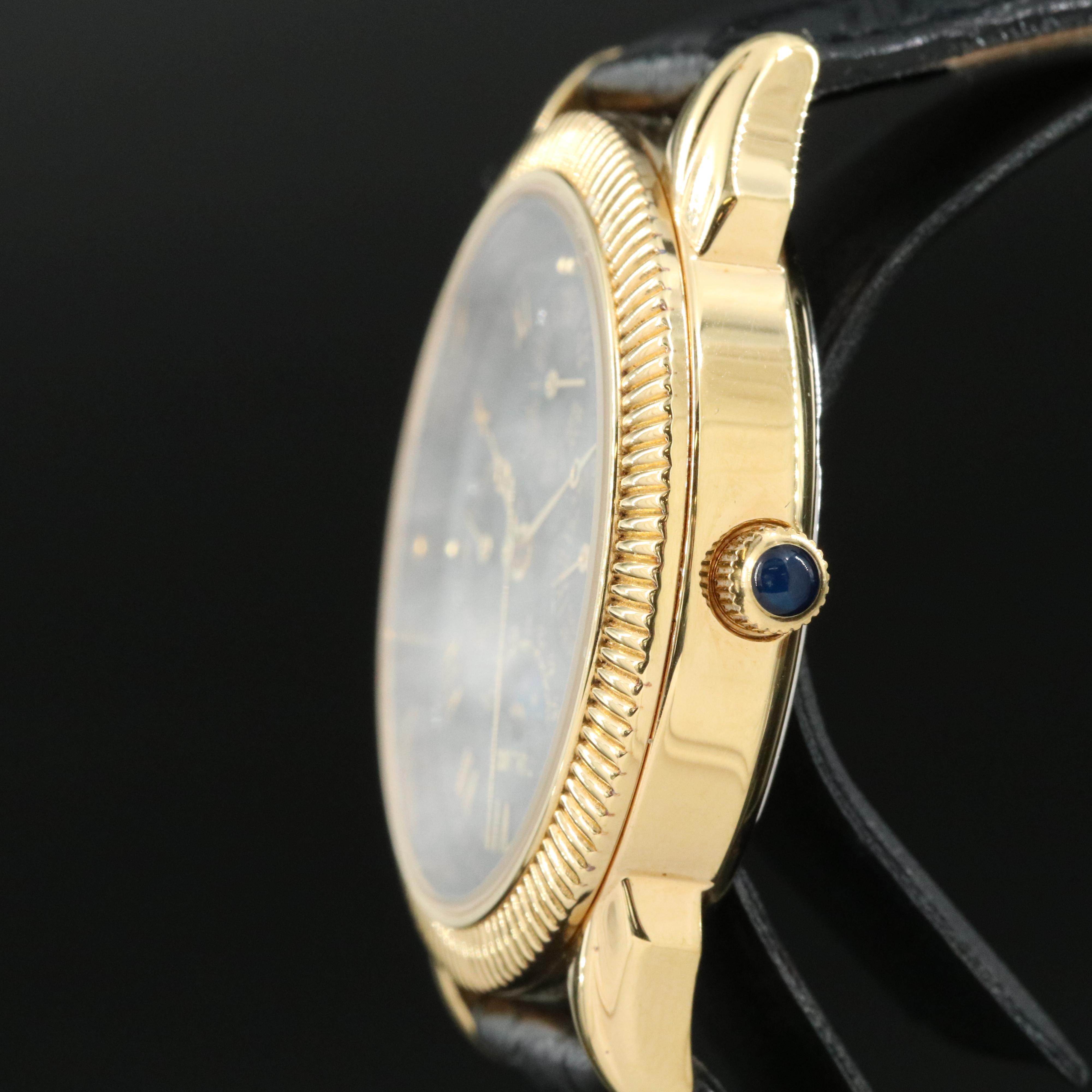 Tourneau Moonphase Triple Calendar Quartz Watch