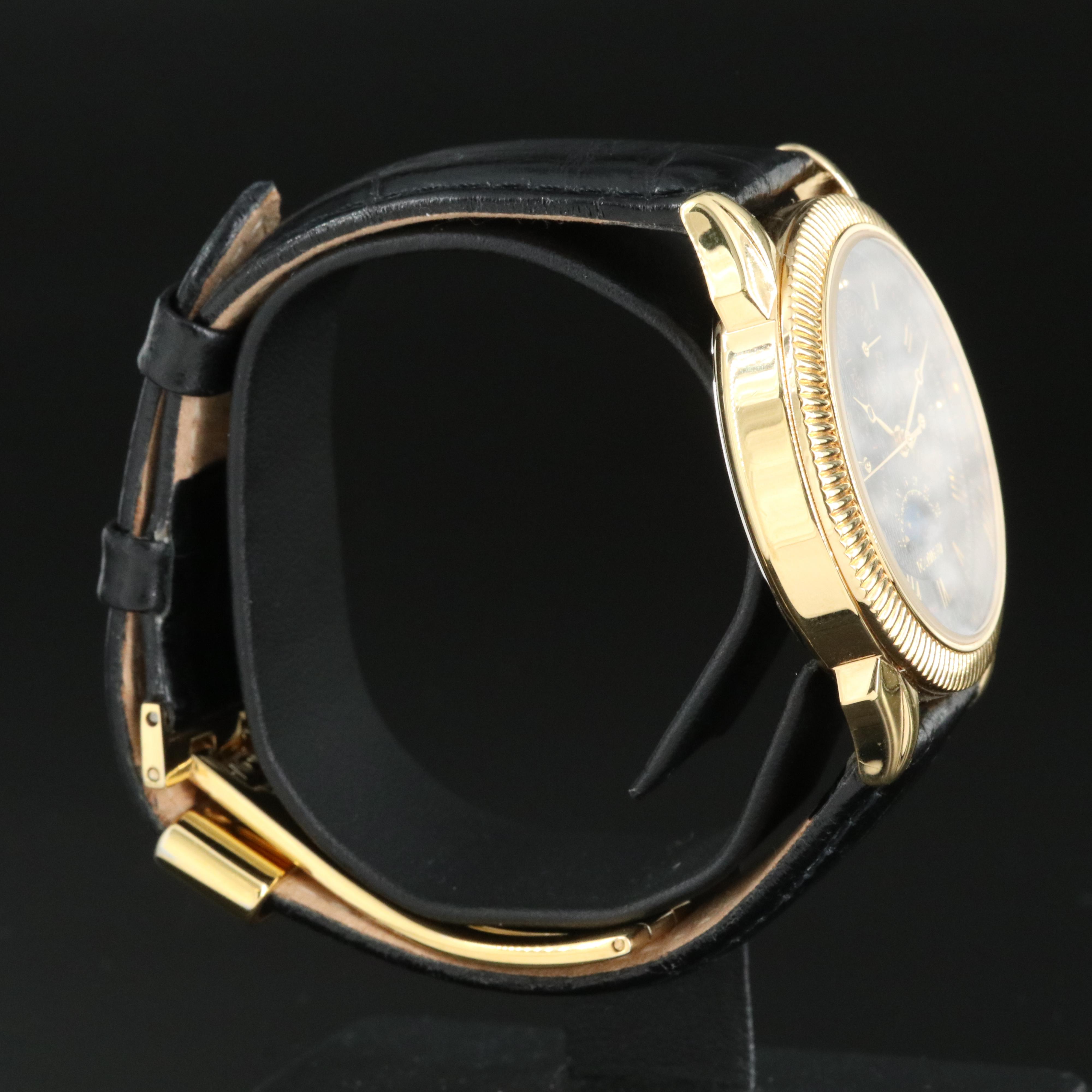 Tourneau Moonphase Triple Calendar Quartz Watch