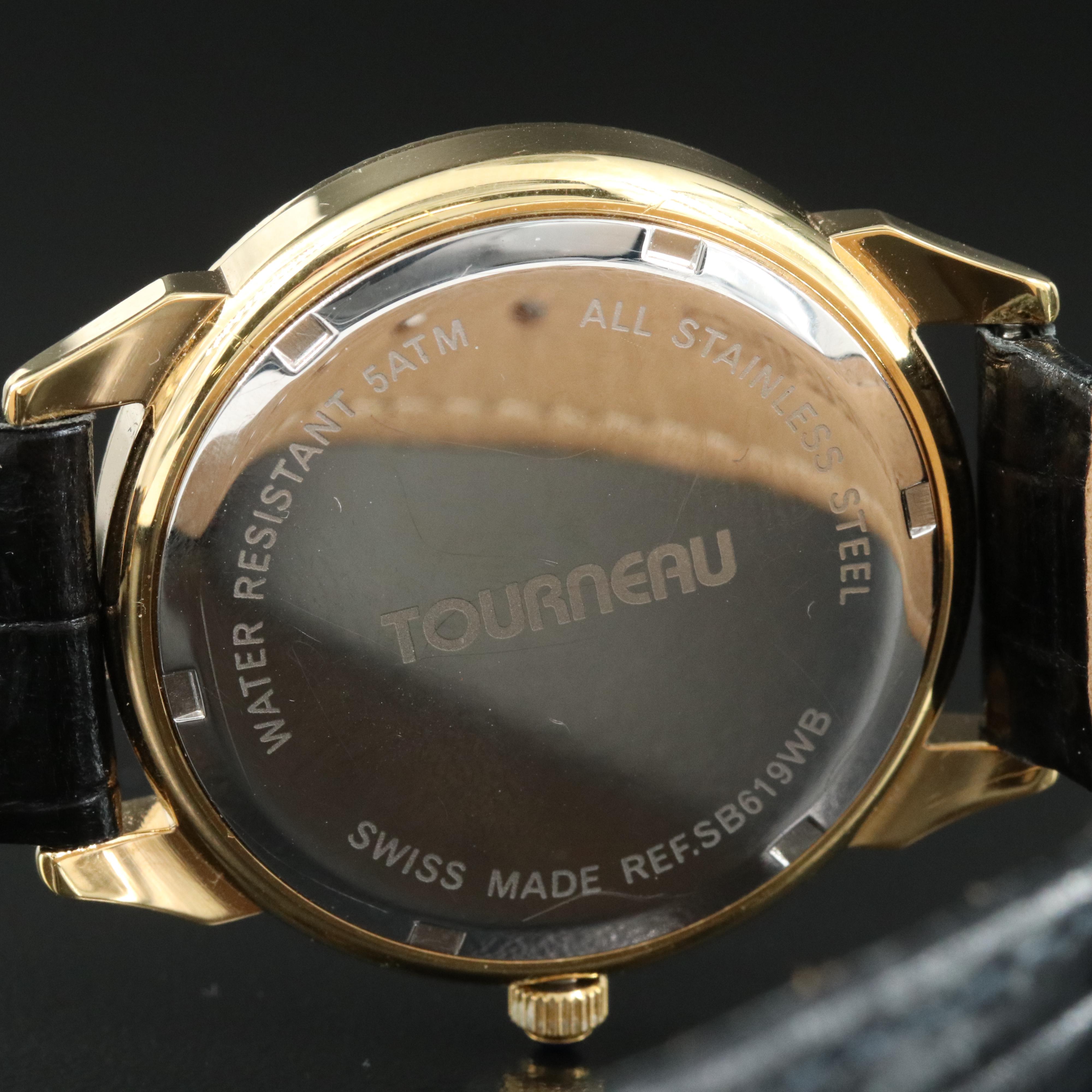 Tourneau Moonphase Triple Calendar Quartz Watch