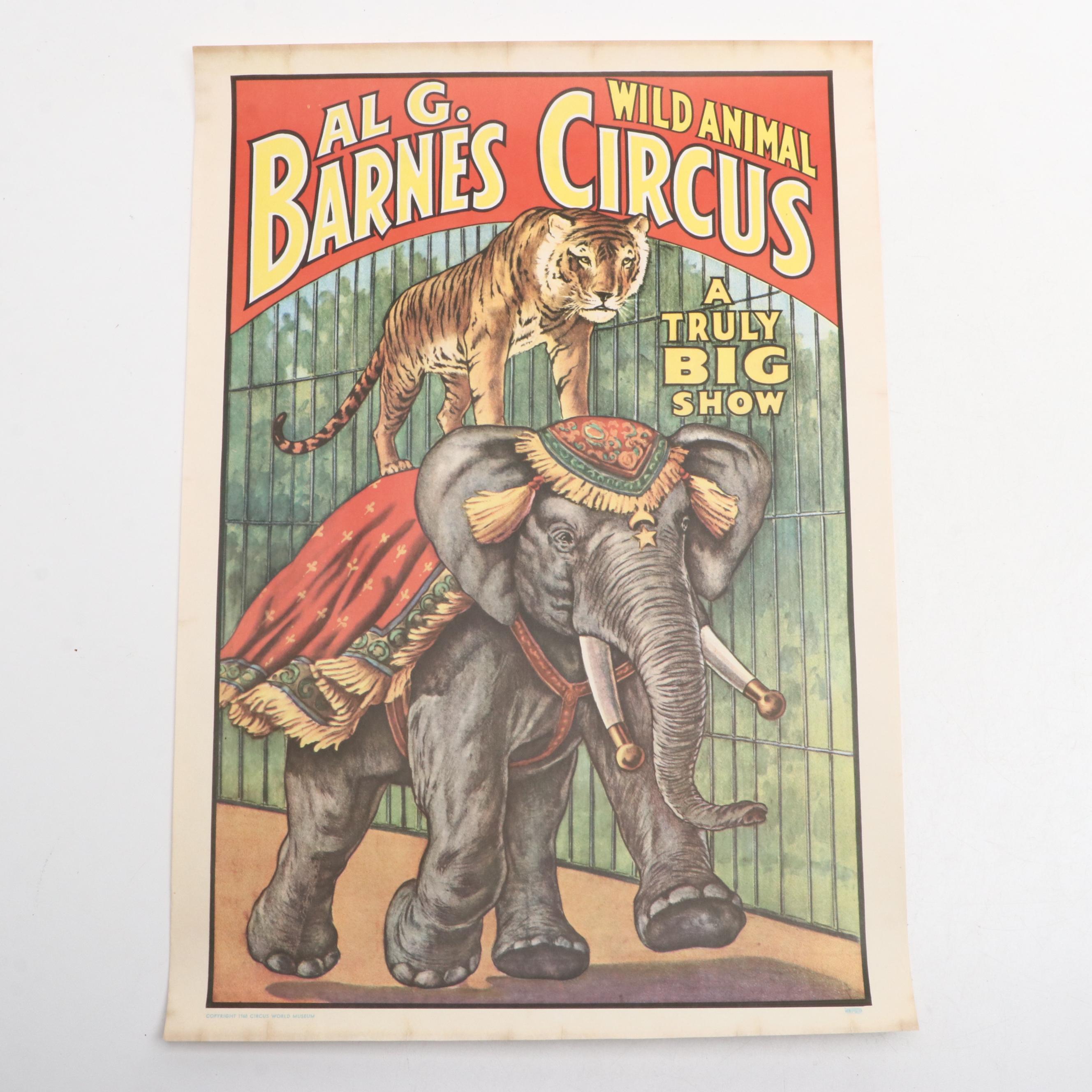 Ringling Bros, Barnum & Bailey with Other Circus Posters, 1960