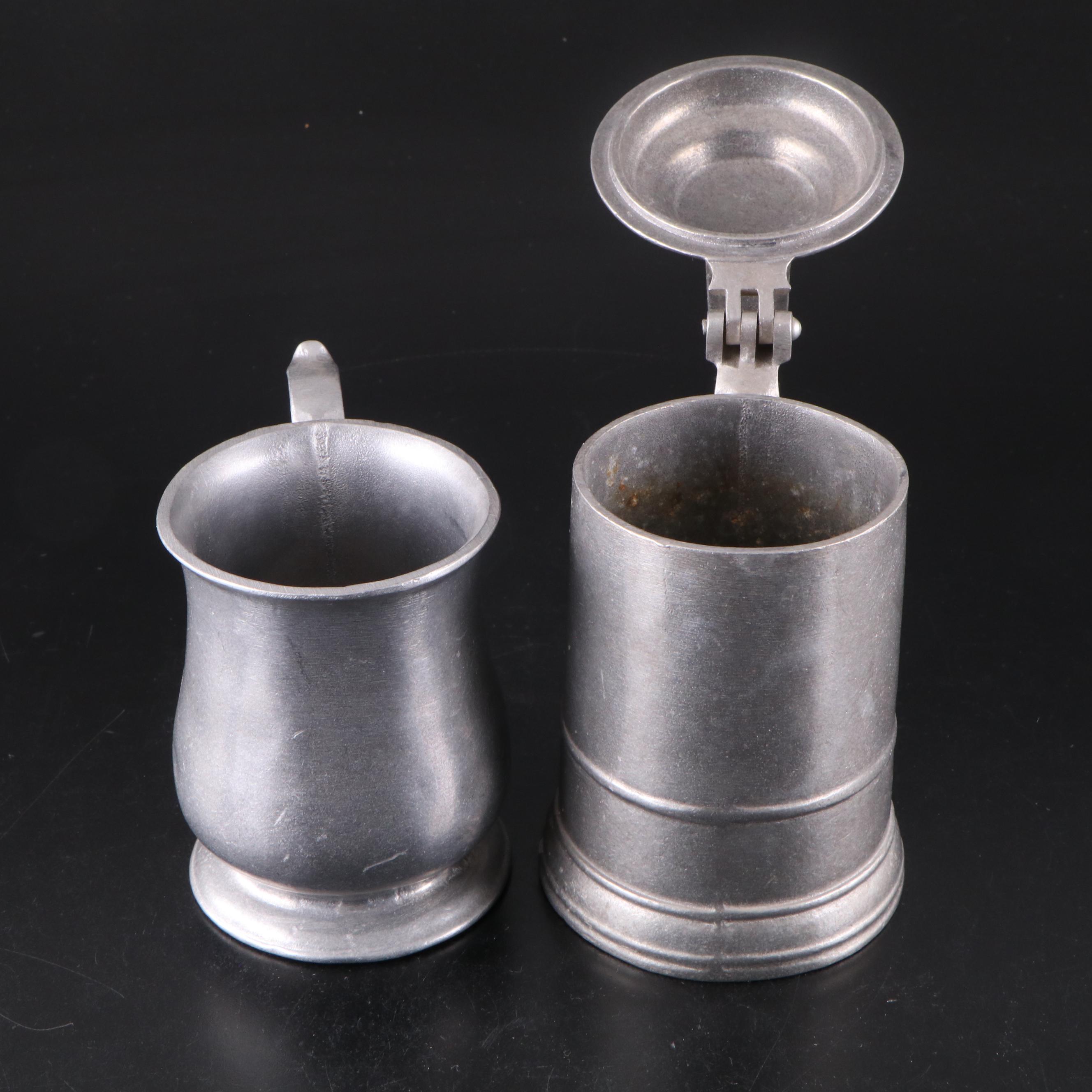 Wilton-Armetale Pewter Beer Steins, Mid to Late 20th Century