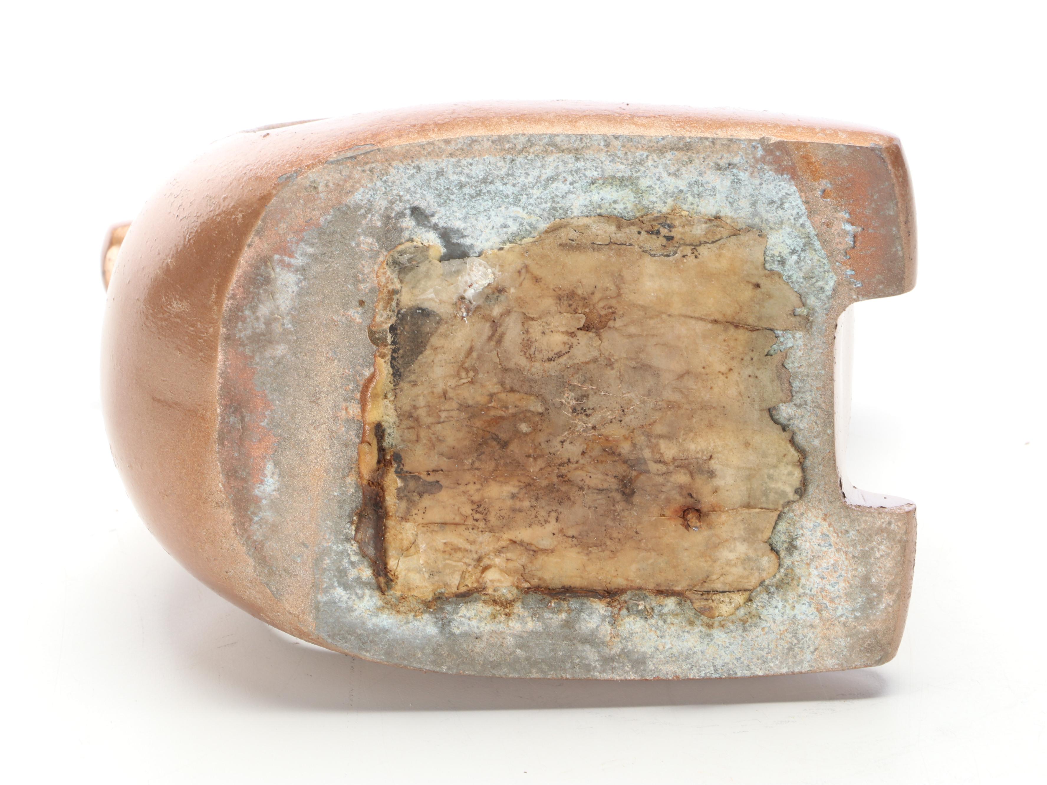 Plow & Hearth Bronzed Finish Cat Shaped Bird Feeder With Stand