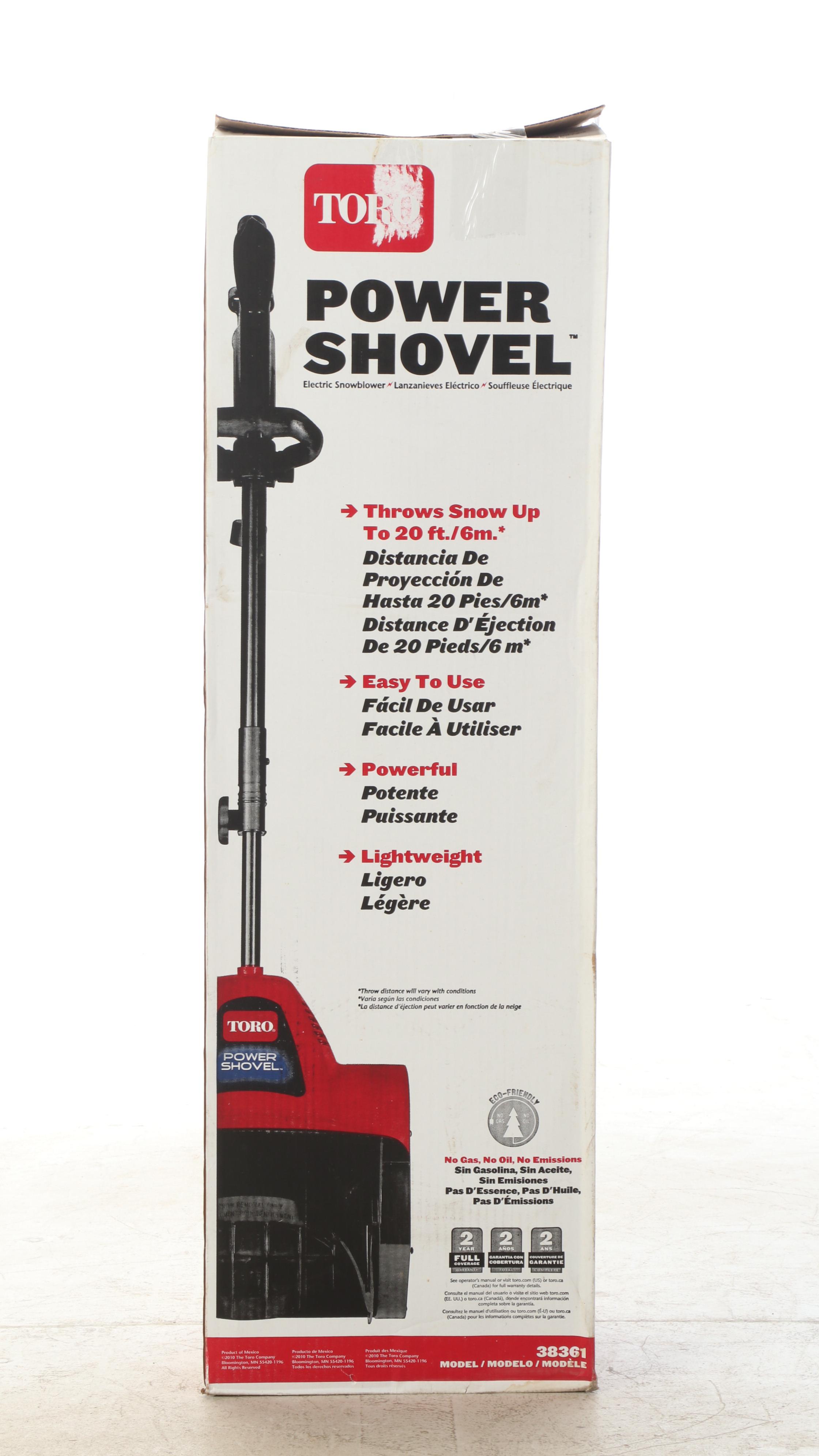 Toro Electric Power Shovel Snow Shovel