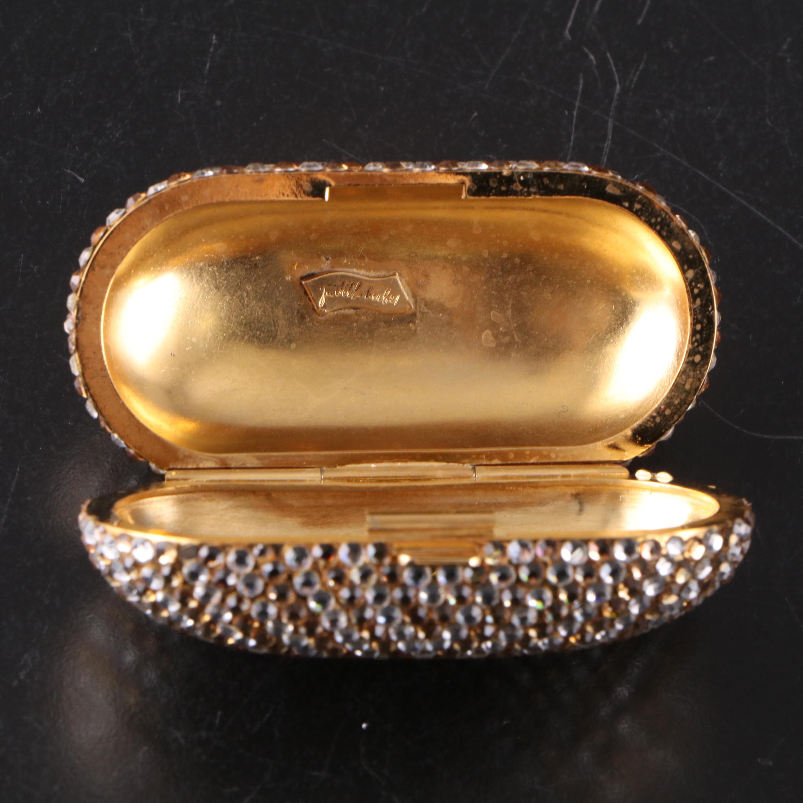 Judith Leiber Crystal Embellished Pill Boxes