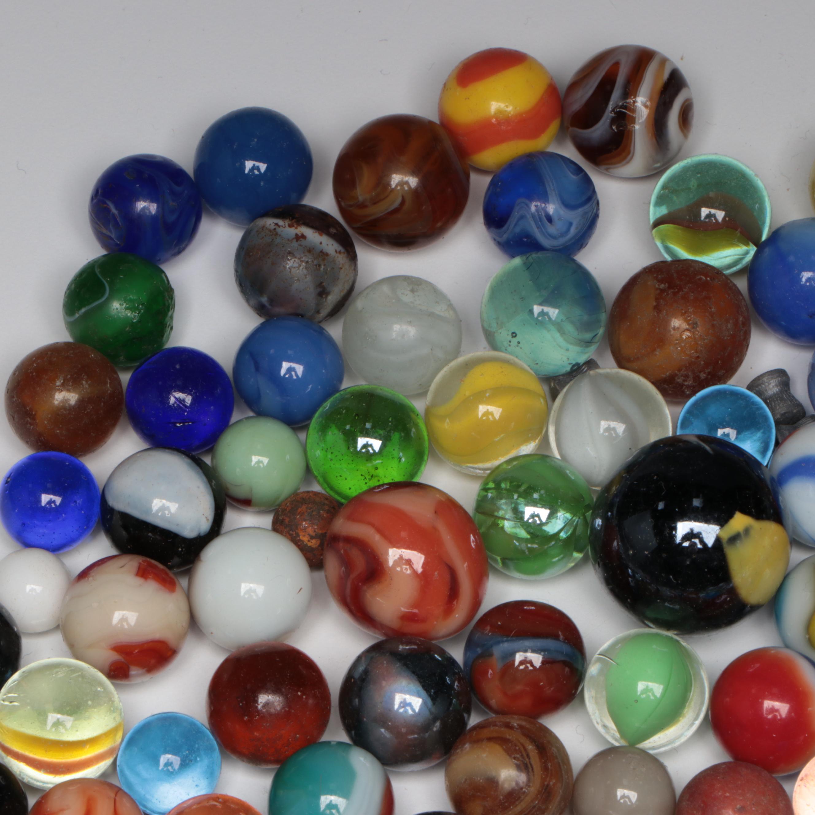 Coca-Cola, Pepsi, Gasoline Alley with Uranium and Other Glass Marbles