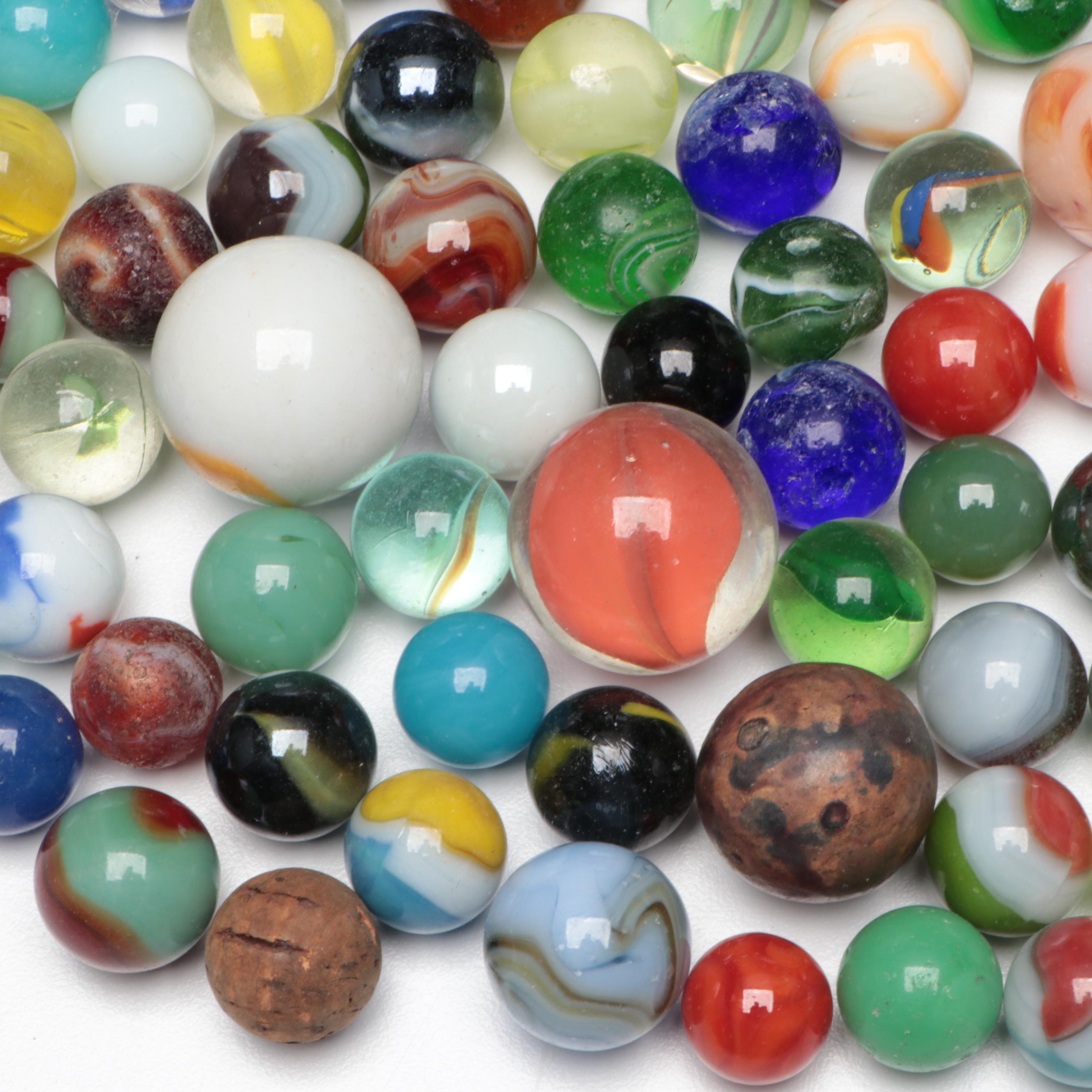Coca-Cola, Pepsi, Gasoline Alley with Uranium and Other Glass Marbles
