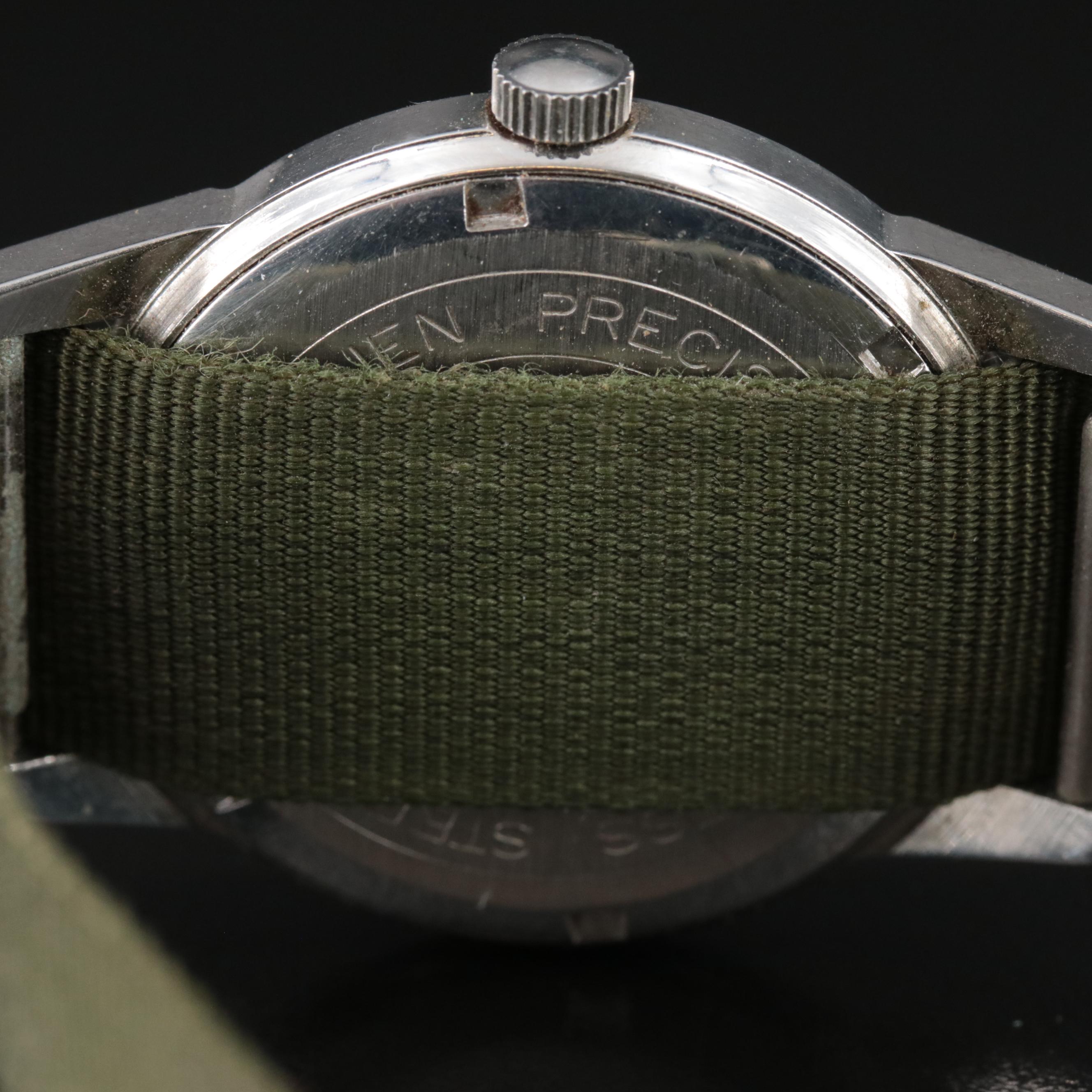 Vintage Gruen Precision Stainless Steel Watch