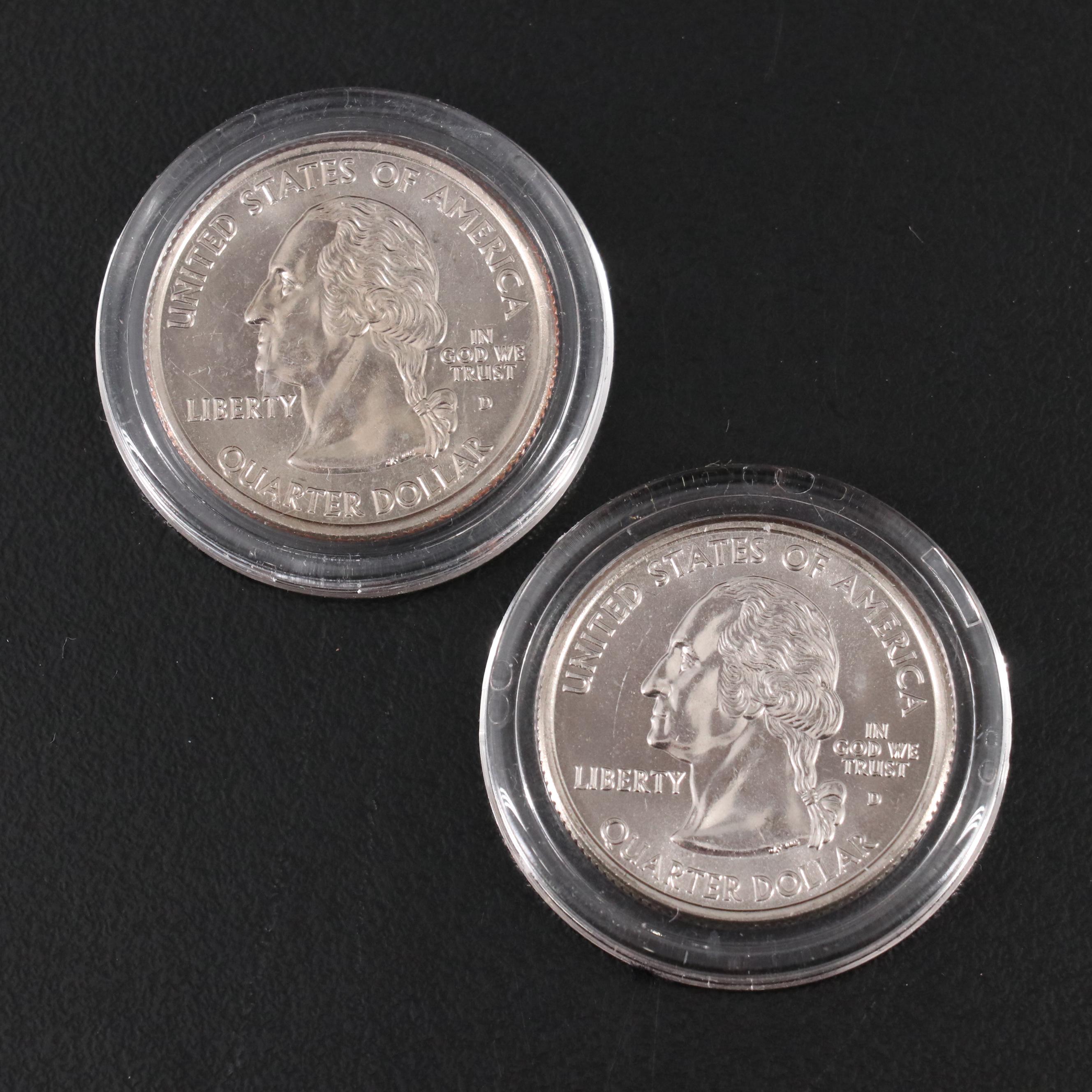 Complete Set of 56 Different State and Territories Quarters With 728 Coins