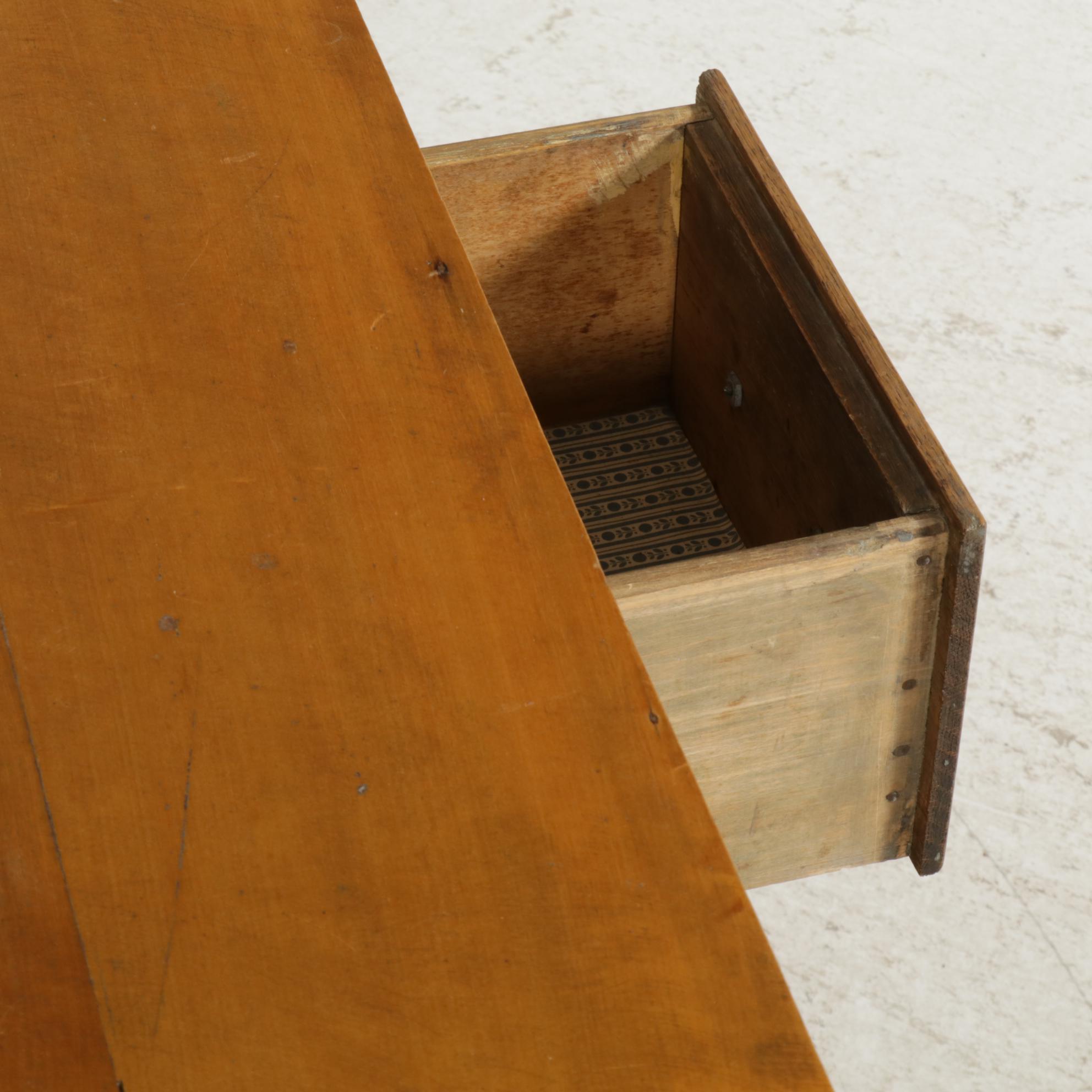 Sturkin-Nelson Oak, Walnut and Maple Hoosier-Style Cabinet, Early 20th Century