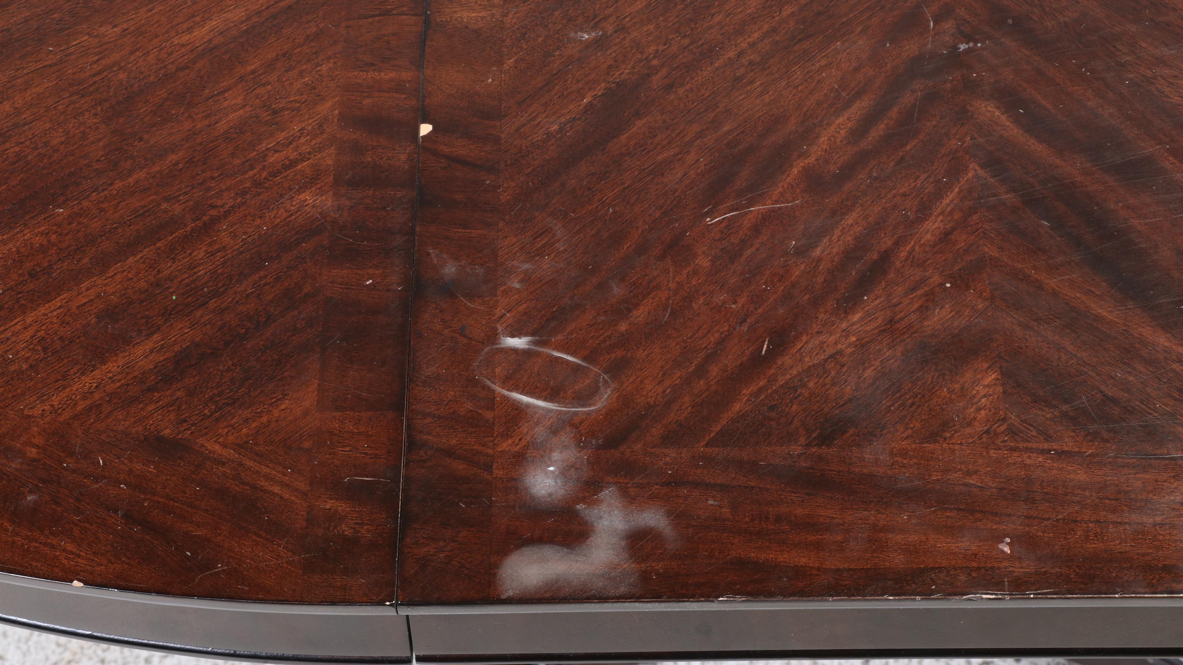 Seven-Piece Havertys "Astor Park" Dining Set in Dark Cherry Finish