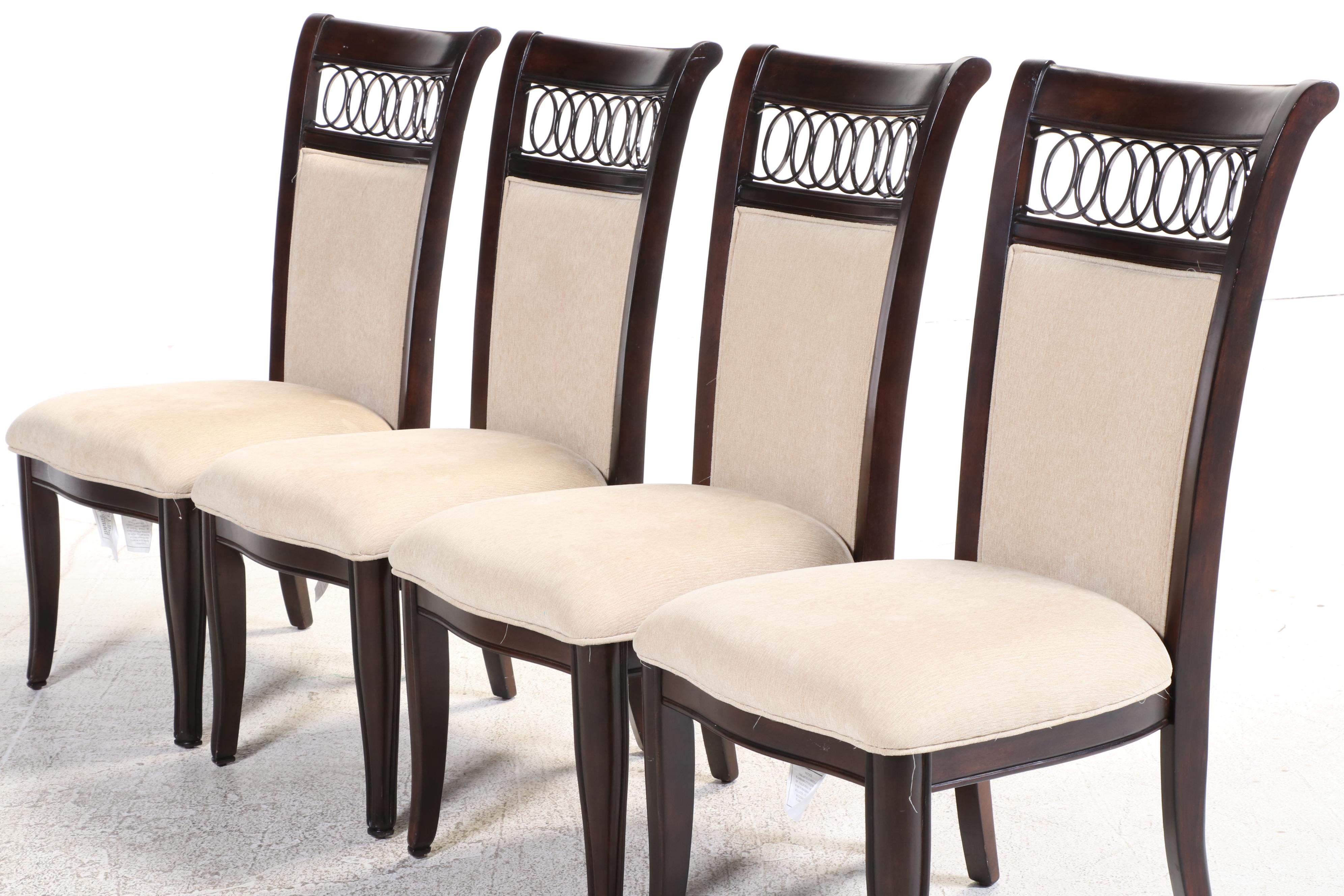 Seven-Piece Havertys "Astor Park" Dining Set in Dark Cherry Finish