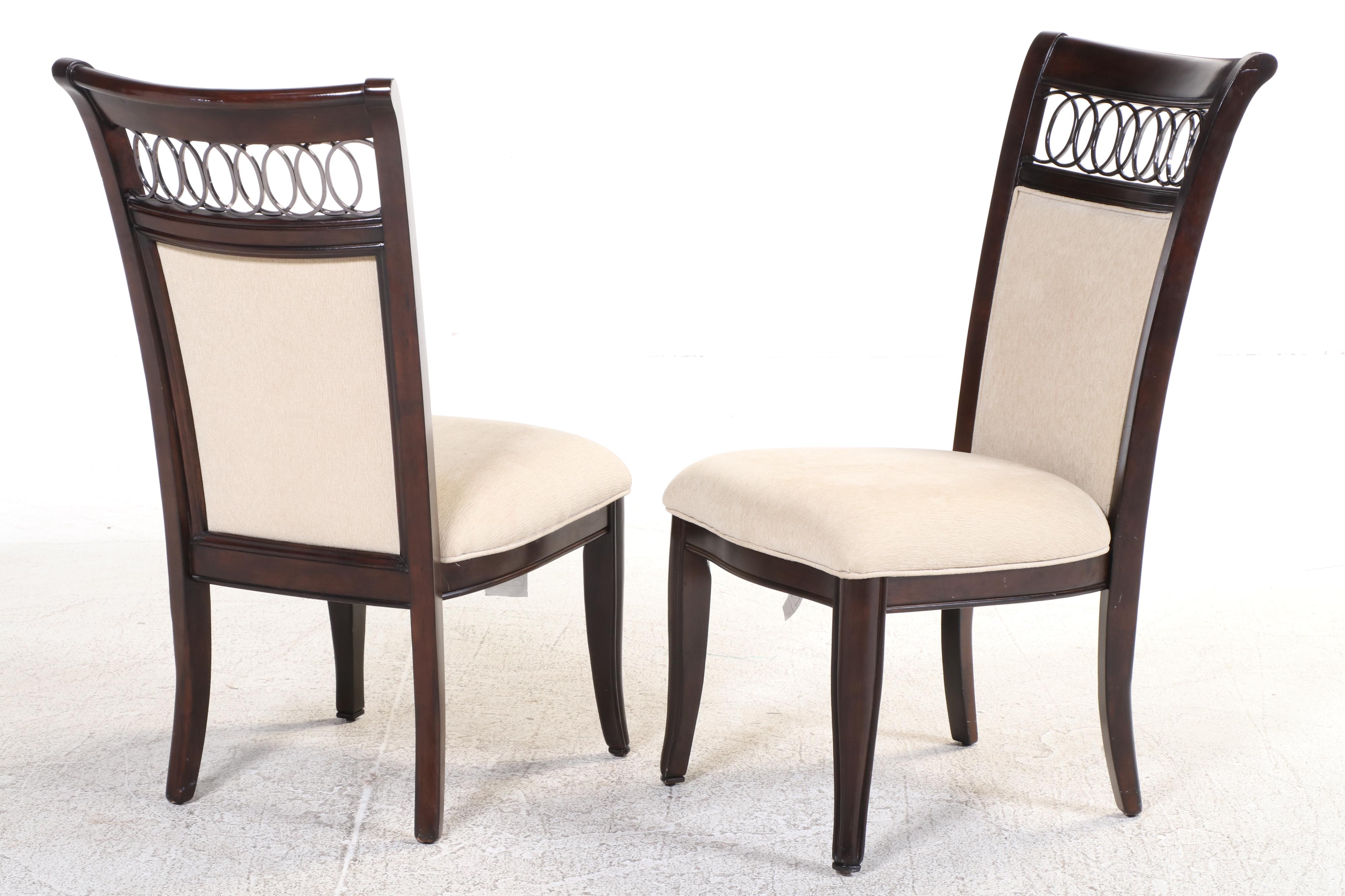 Seven-Piece Havertys "Astor Park" Dining Set in Dark Cherry Finish