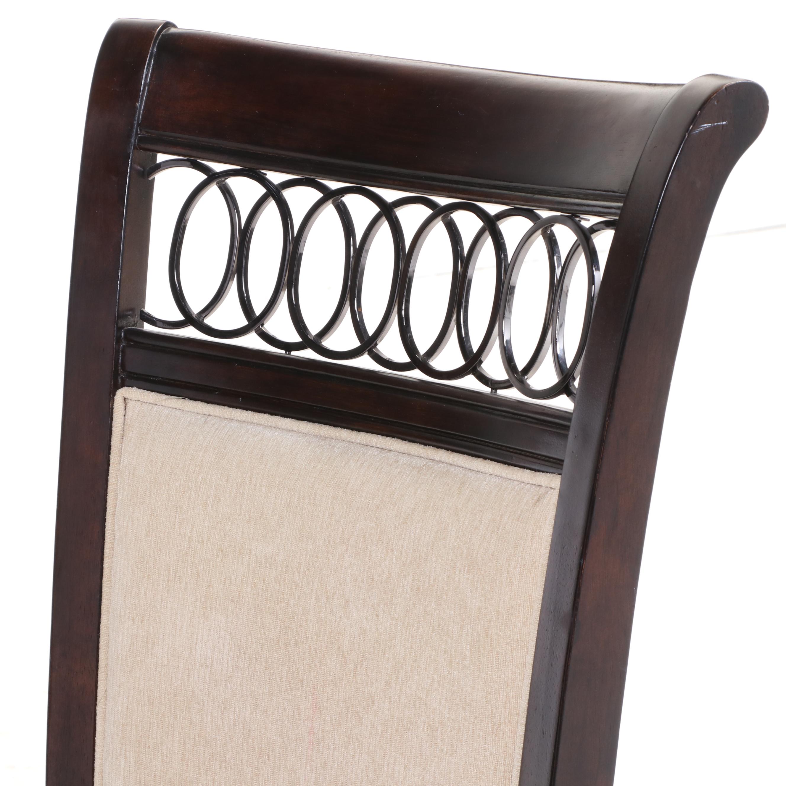 Seven-Piece Havertys "Astor Park" Dining Set in Dark Cherry Finish