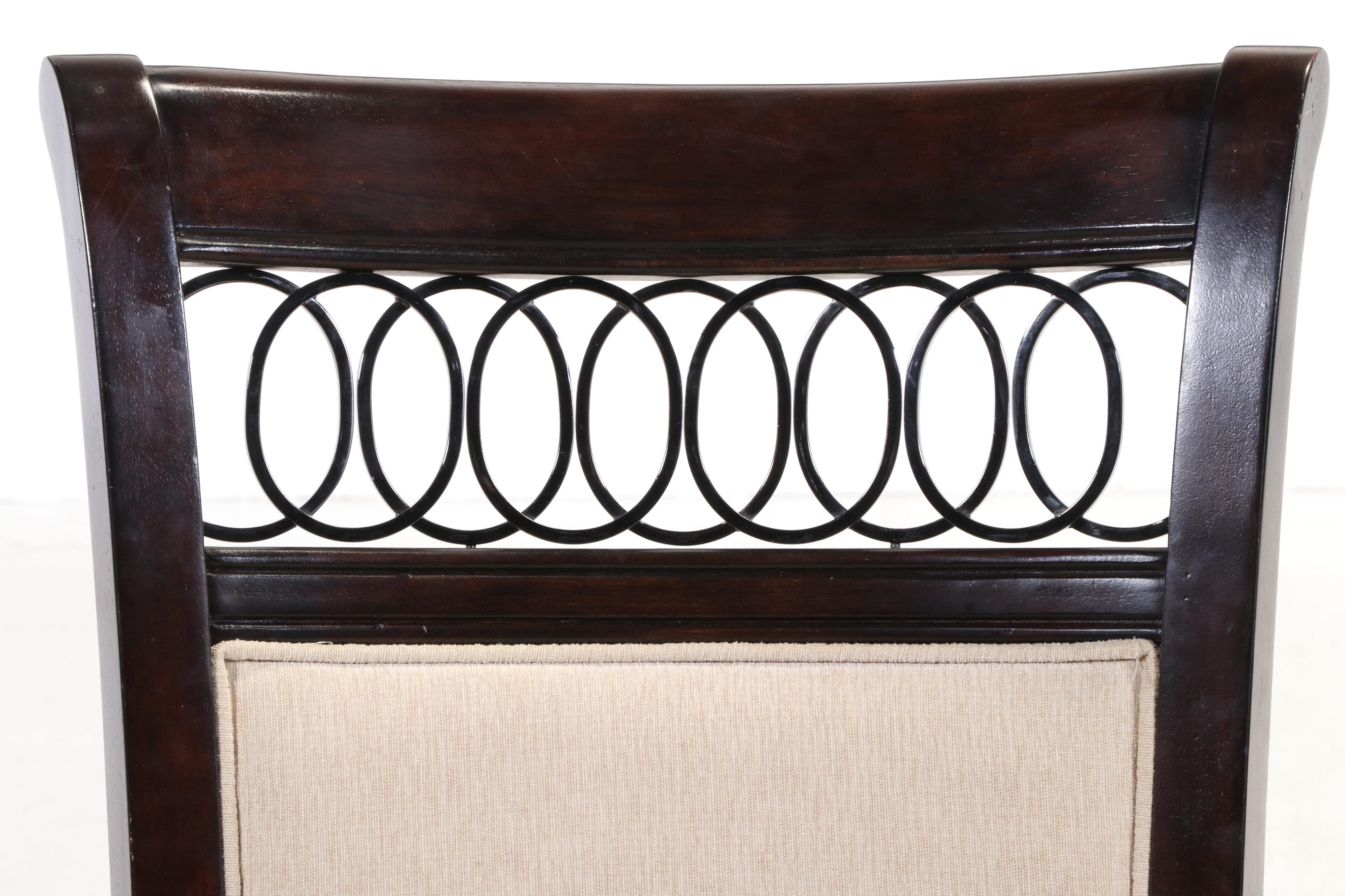 Seven-Piece Havertys "Astor Park" Dining Set in Dark Cherry Finish