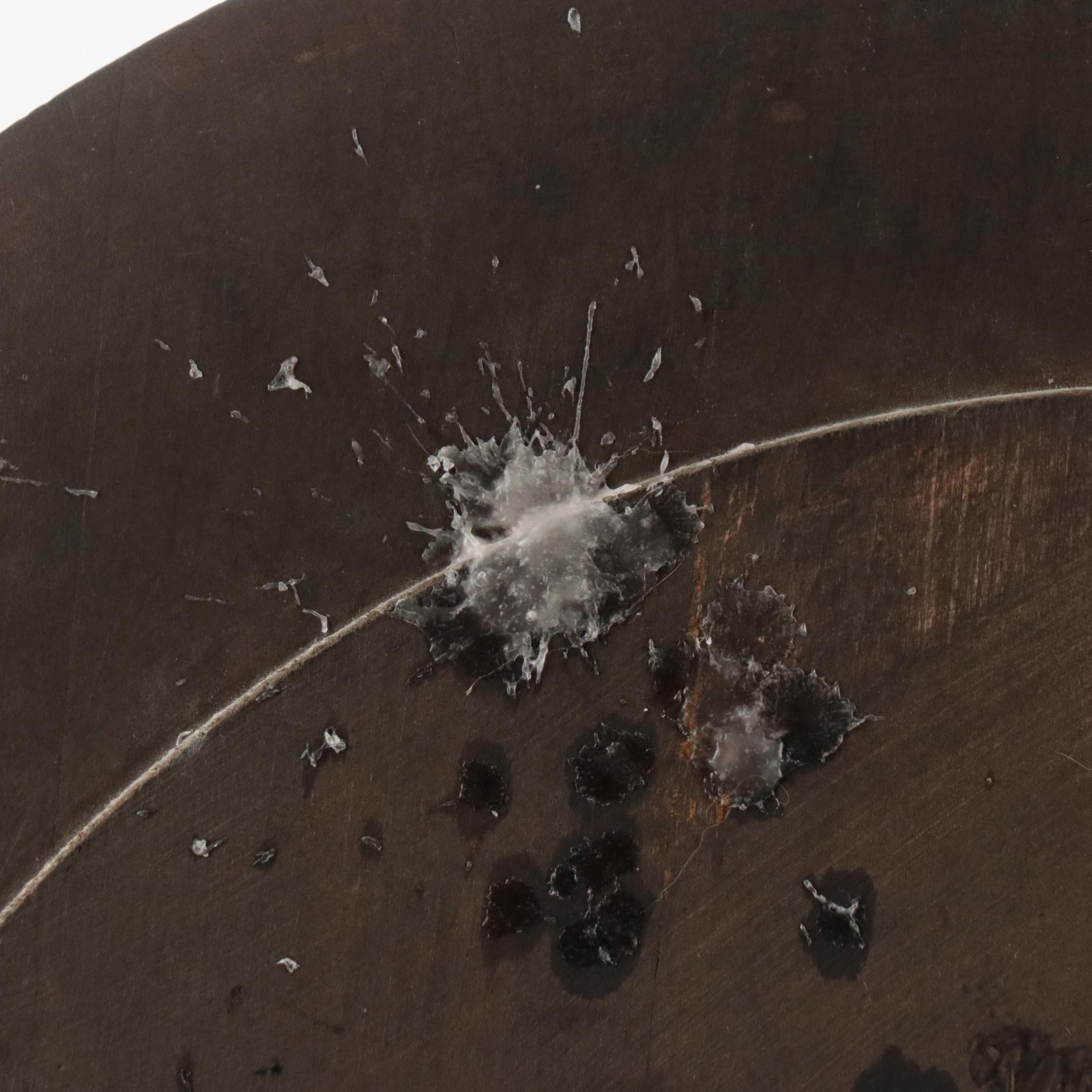 Tavern Motif Pyrography Wood Wall Plaque "Huntsman's Story", Early 20th Century