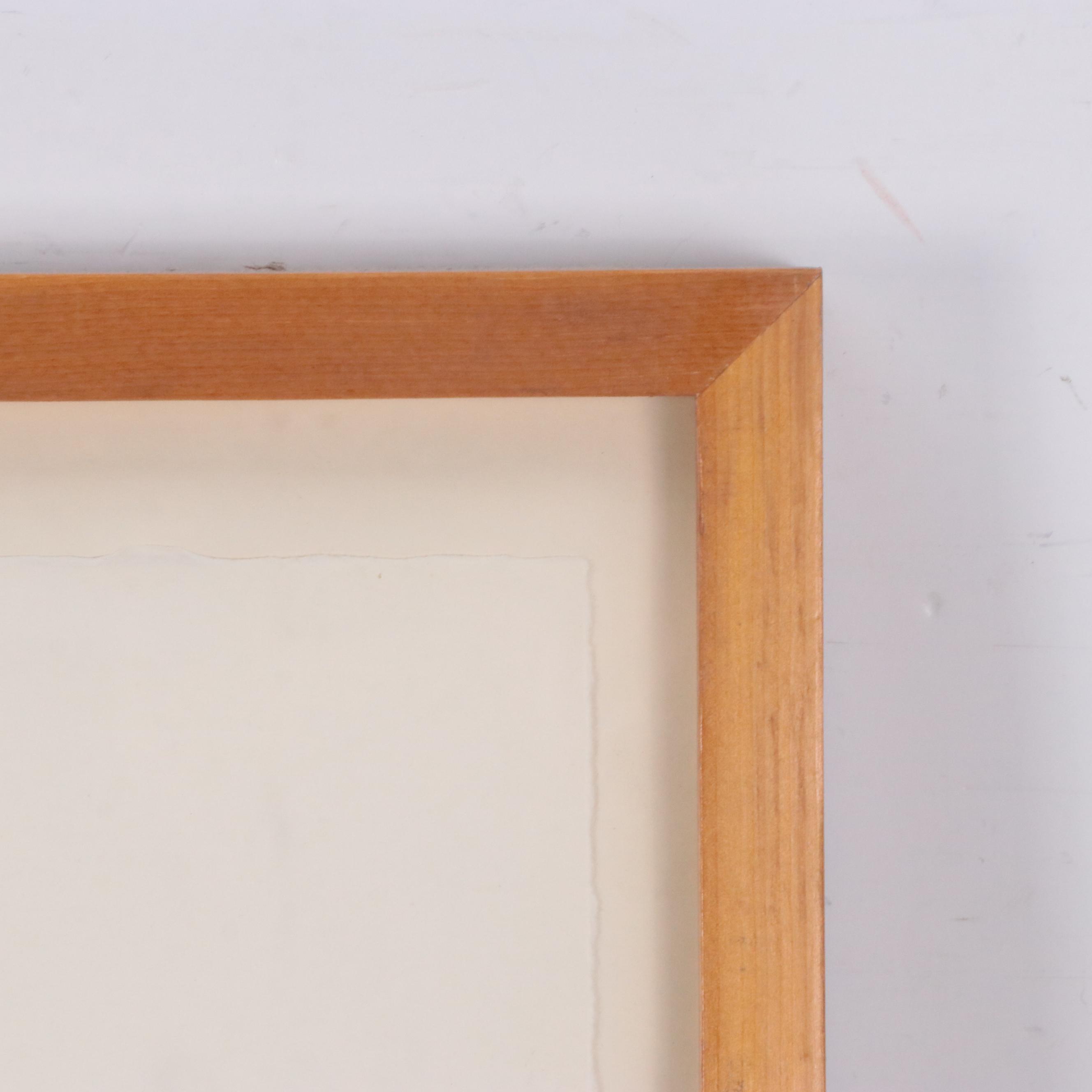 Suzanne Wheeling Graphite Drawing "Abandoned Structure Traces," 1978