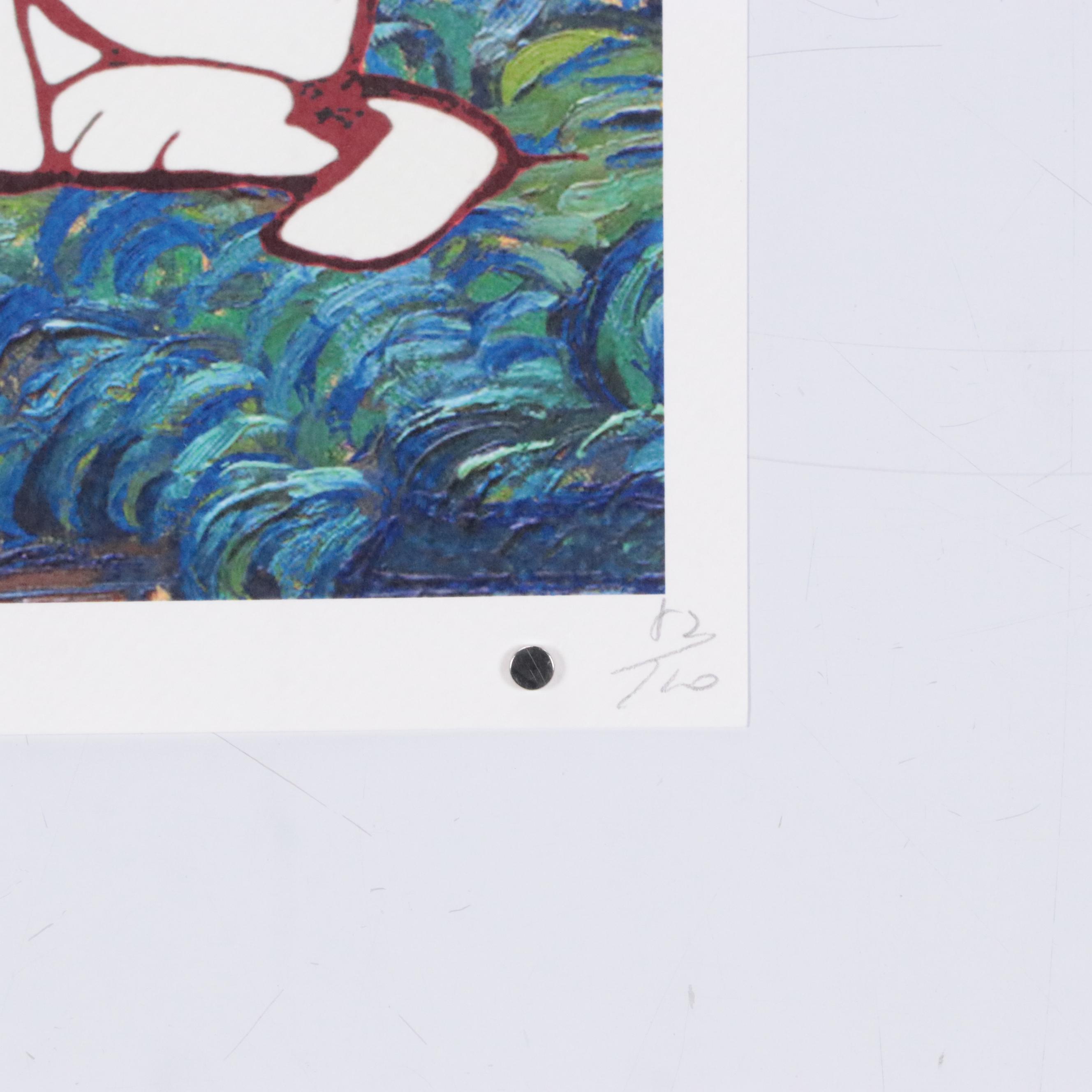 Death NYC Pop Art Graphic Print of Snoopy x Vincent van Gogh