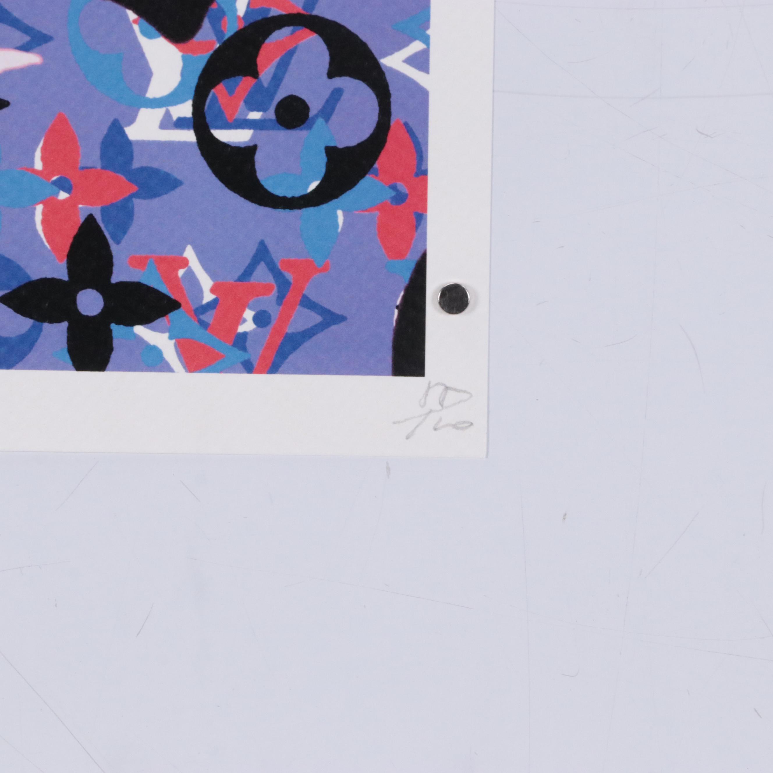 Death NYC Pop Art Graphic Print of Hello Kitty x Louis Vuitton