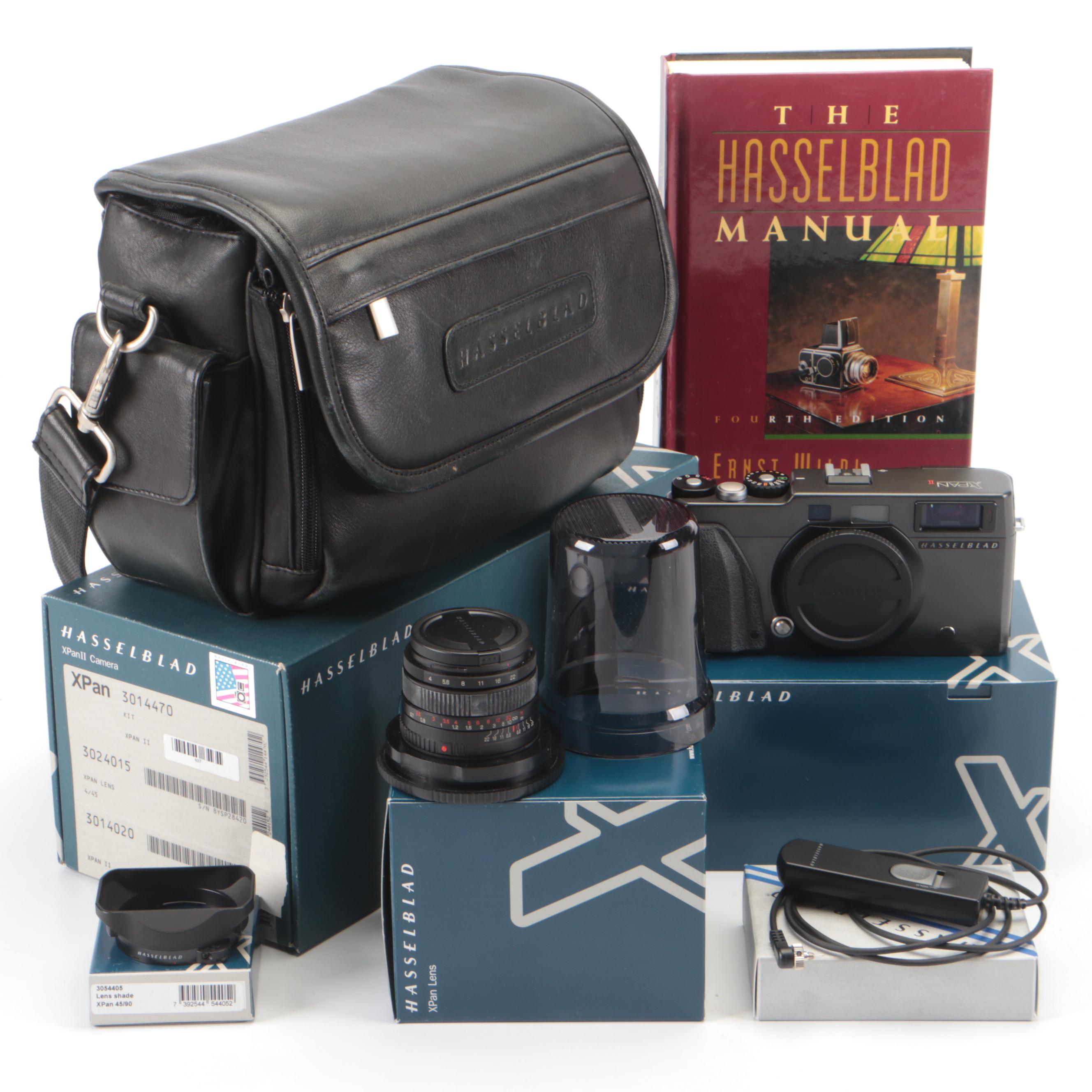 Hasselblad XPAN II Panoramic Camera With Manual and Accessories