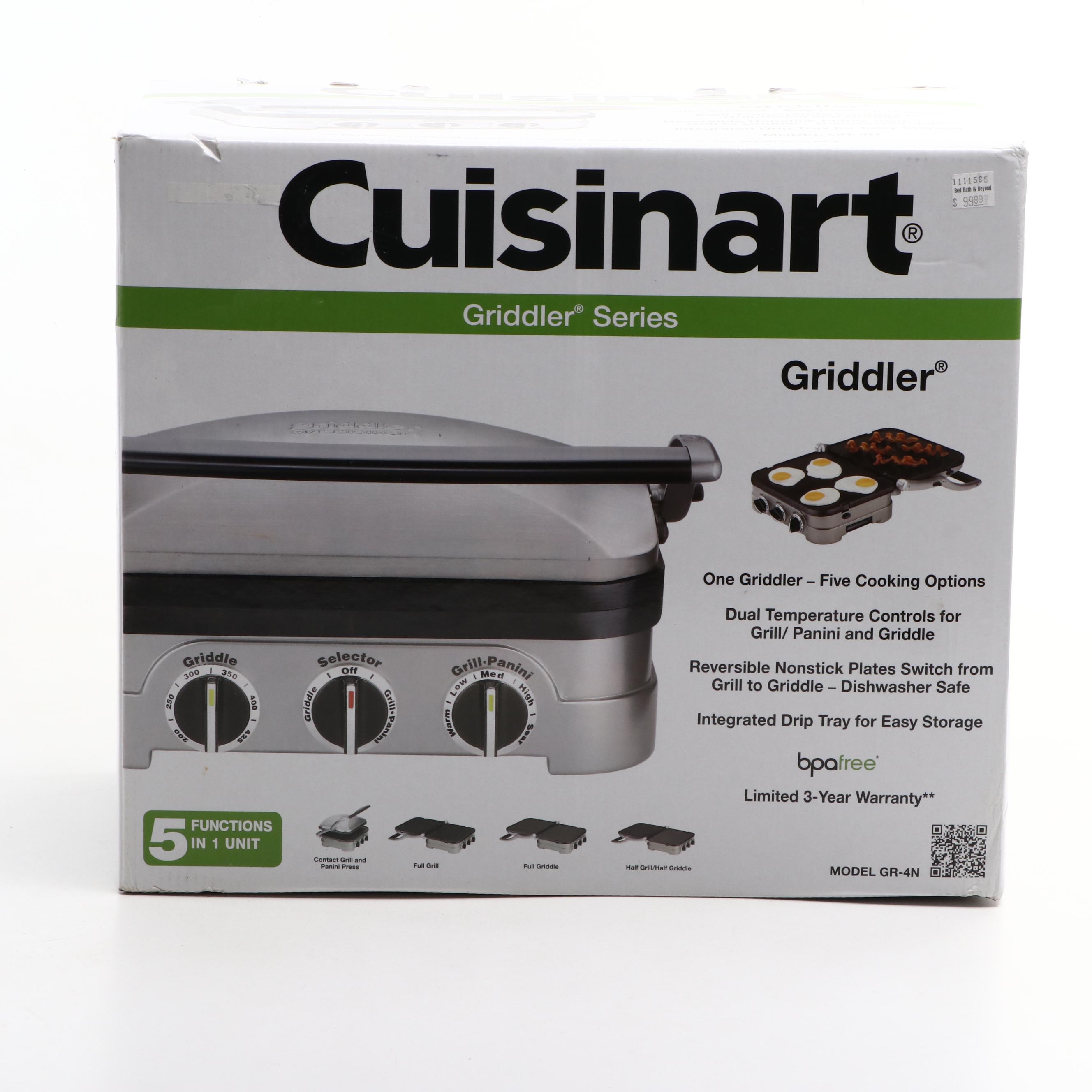 Cuisinart "Griddler" Griddle and Panini Press