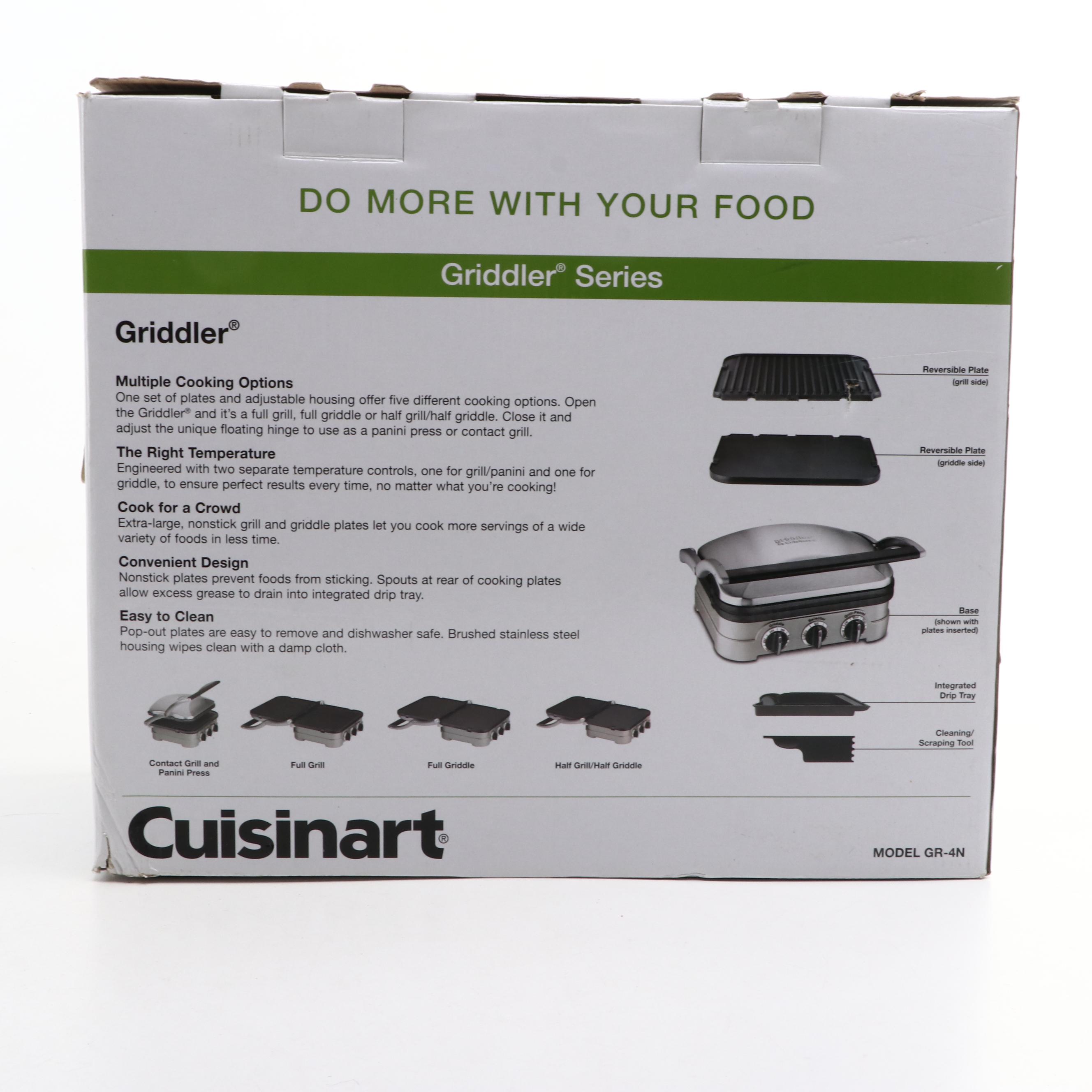 Cuisinart "Griddler" Griddle and Panini Press
