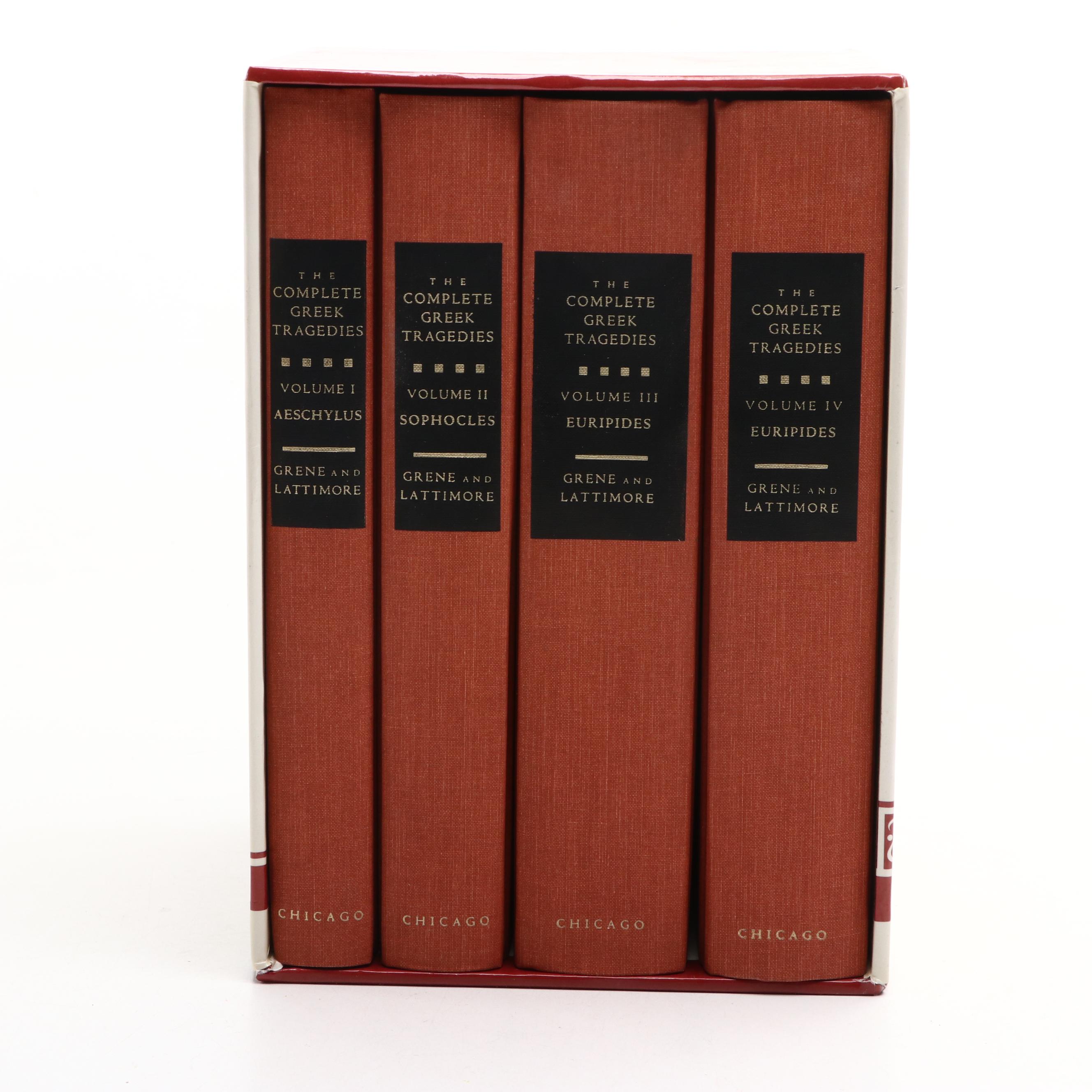Centennial Edition "The Complete Greek Tragedies" Four-Volume Box Set, 1994