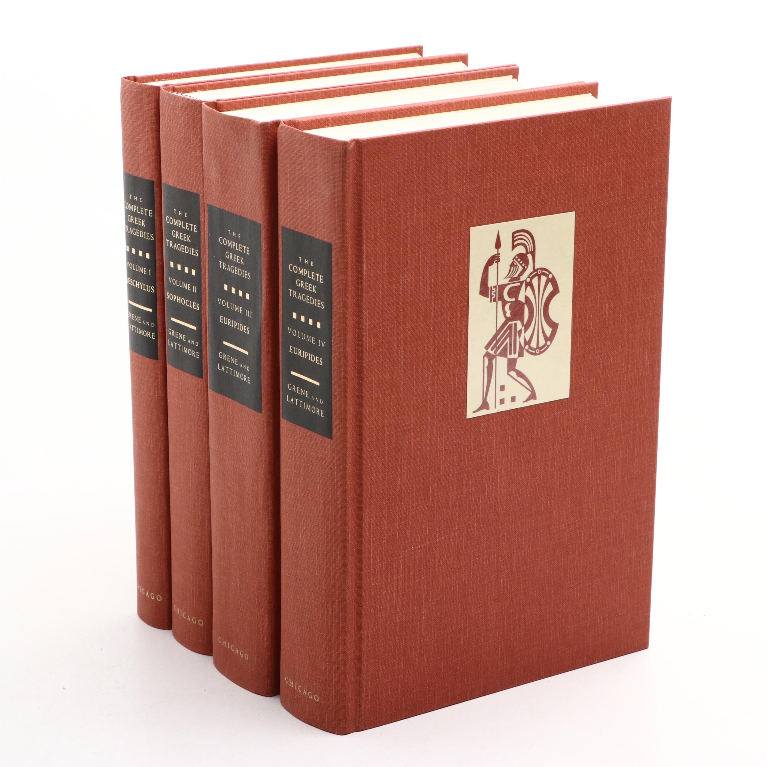 Centennial Edition "The Complete Greek Tragedies" Four-Volume Box Set, 1994