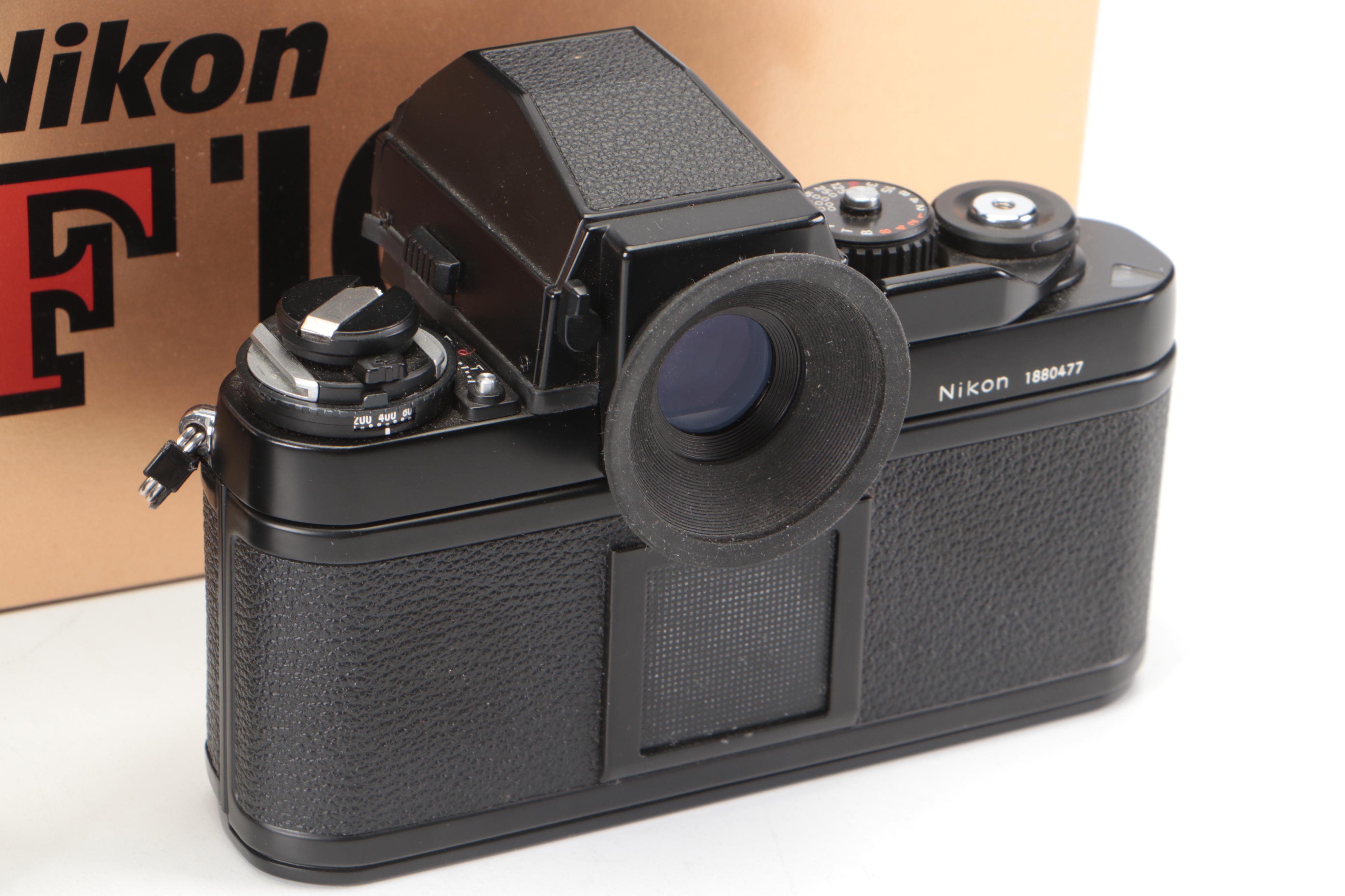 Nikon F100, AF N8008, FM2, F3 Cameras With Lenses, Lens Hood, Manuals