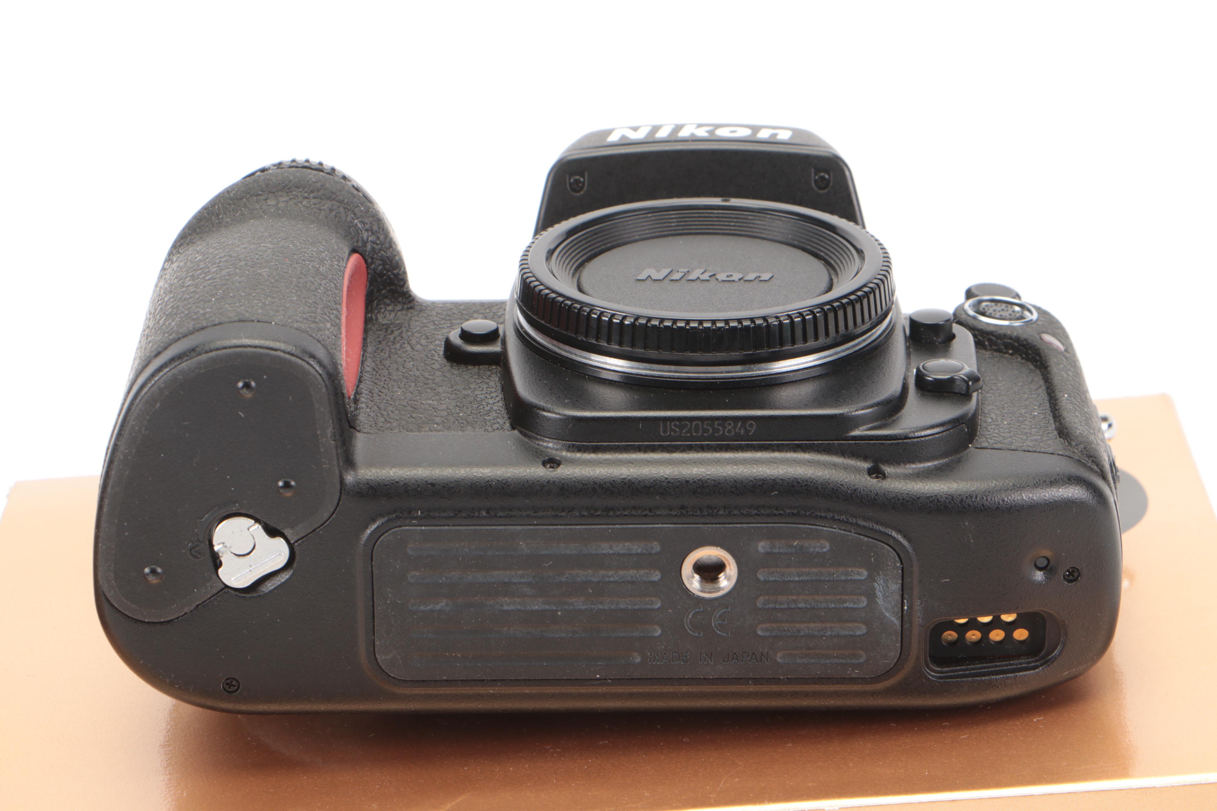 Nikon F100, AF N8008, FM2, F3 Cameras With Lenses, Lens Hood, Manuals