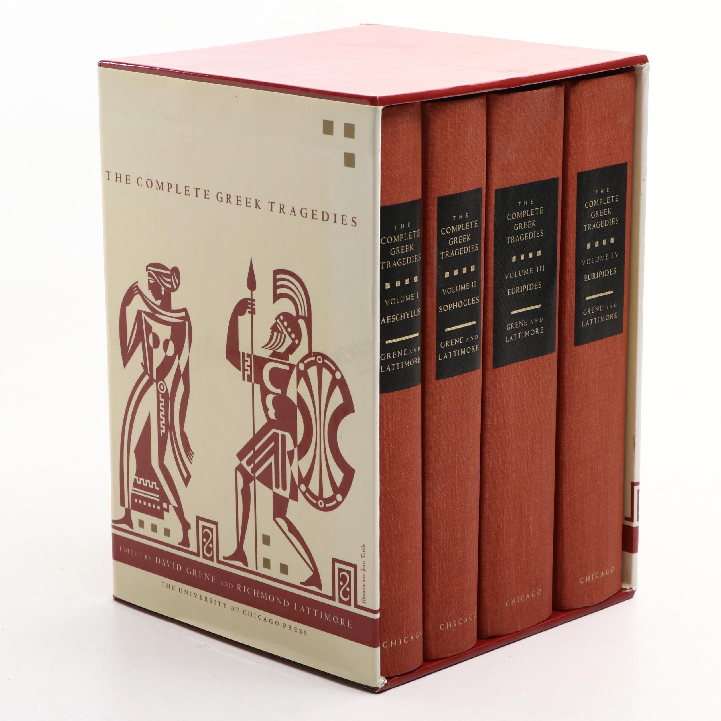 Centennial Edition "The Complete Greek Tragedies" Four-Volume Box Set, 1994