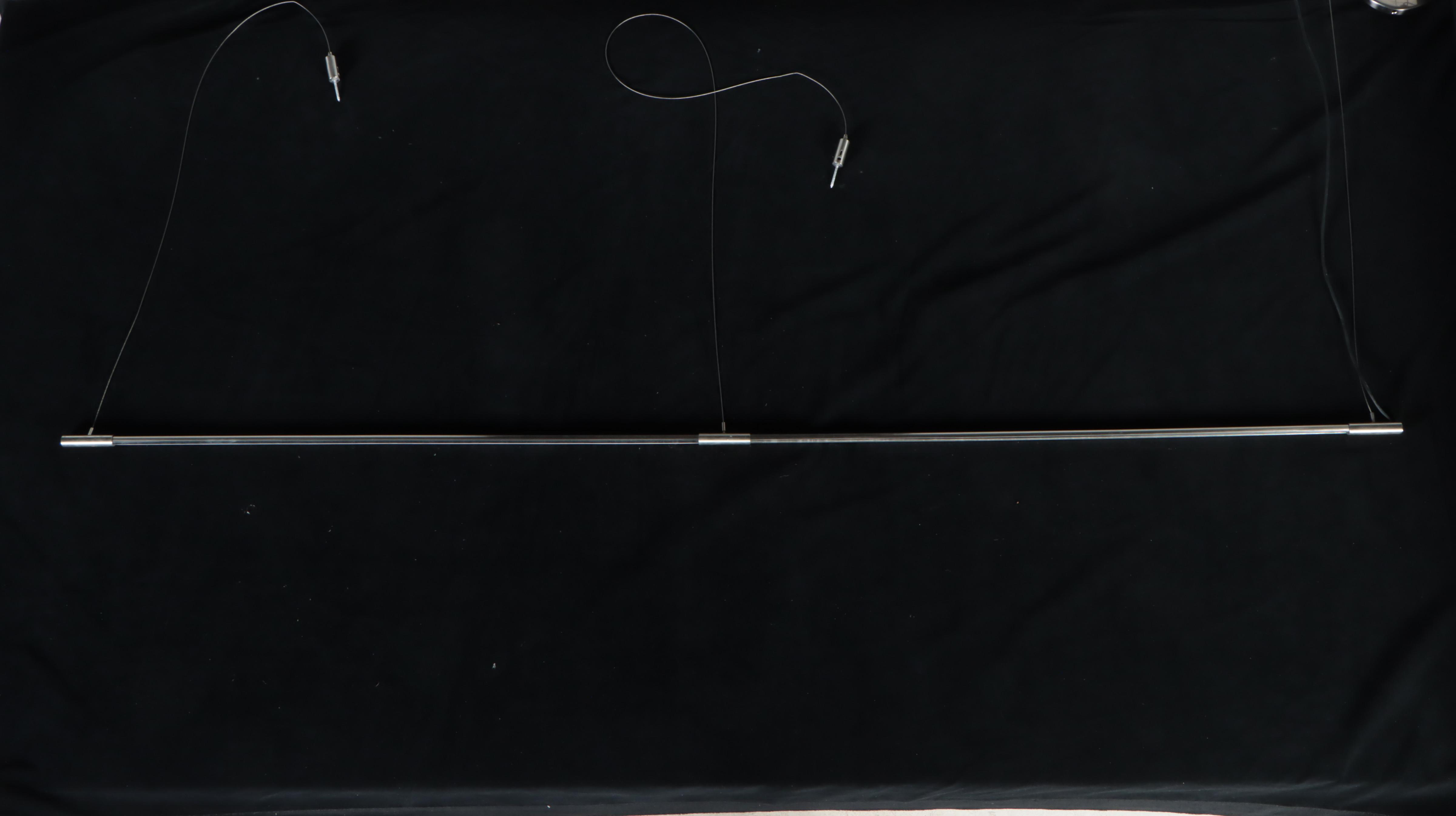 Chrome LED Orb and Linear Pendant Lights