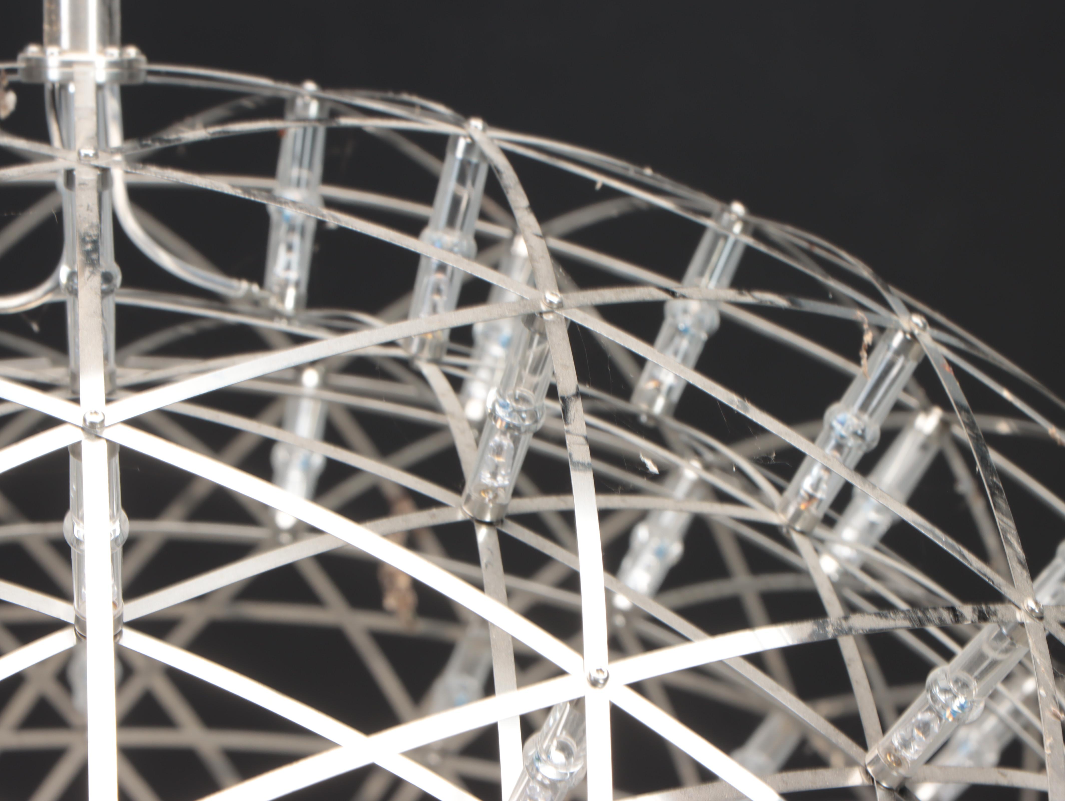 Chrome LED Orb and Linear Pendant Lights