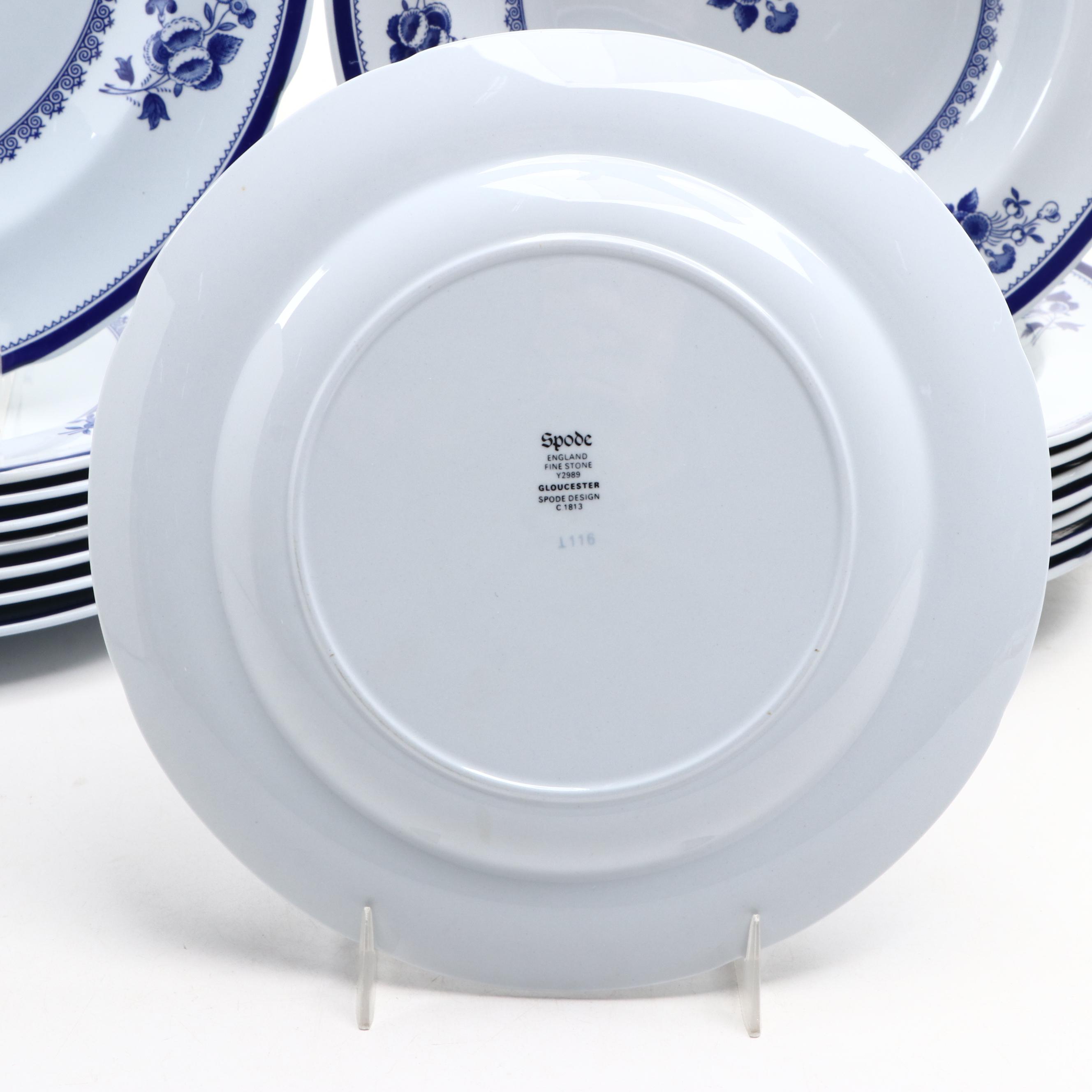 Spode "Gloucester" Ceramic Dinner Plates, Salad Plates, Bowls and More
