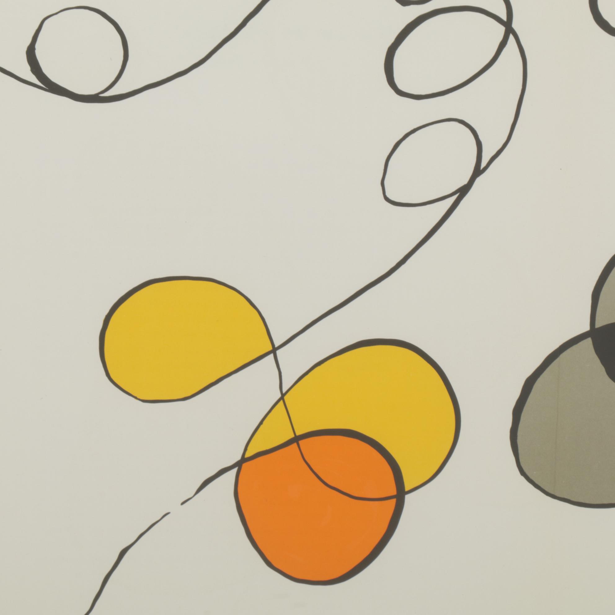 Alexander Calder Double-Page Color Lithograph for "Derrière le Miroir," 1968