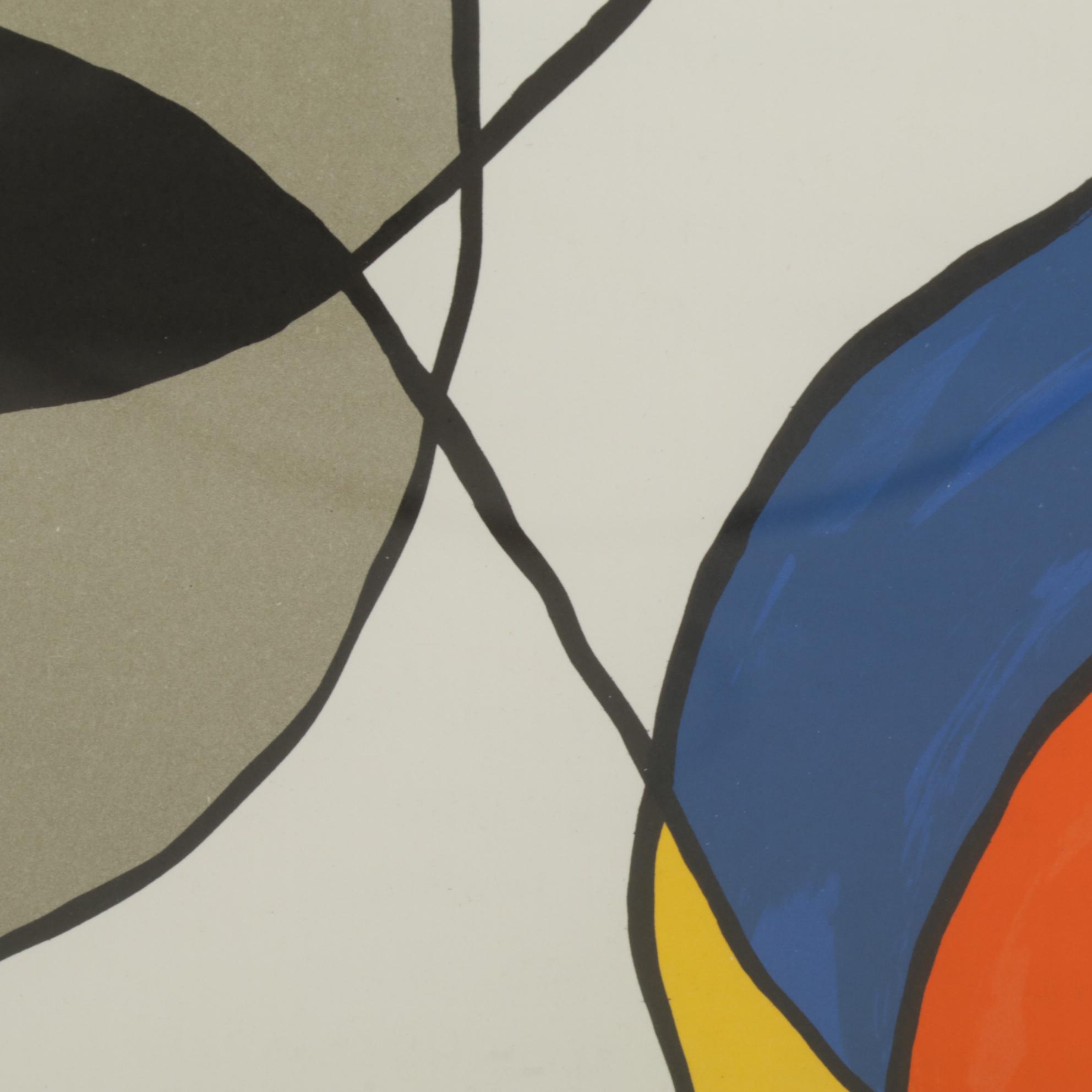 Alexander Calder Double-Page Color Lithograph for "Derrière le Miroir," 1968