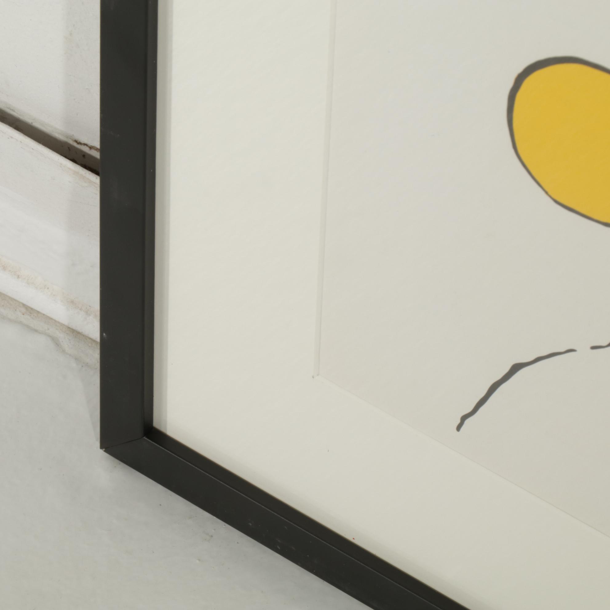 Alexander Calder Double-Page Color Lithograph for "Derrière le Miroir," 1968