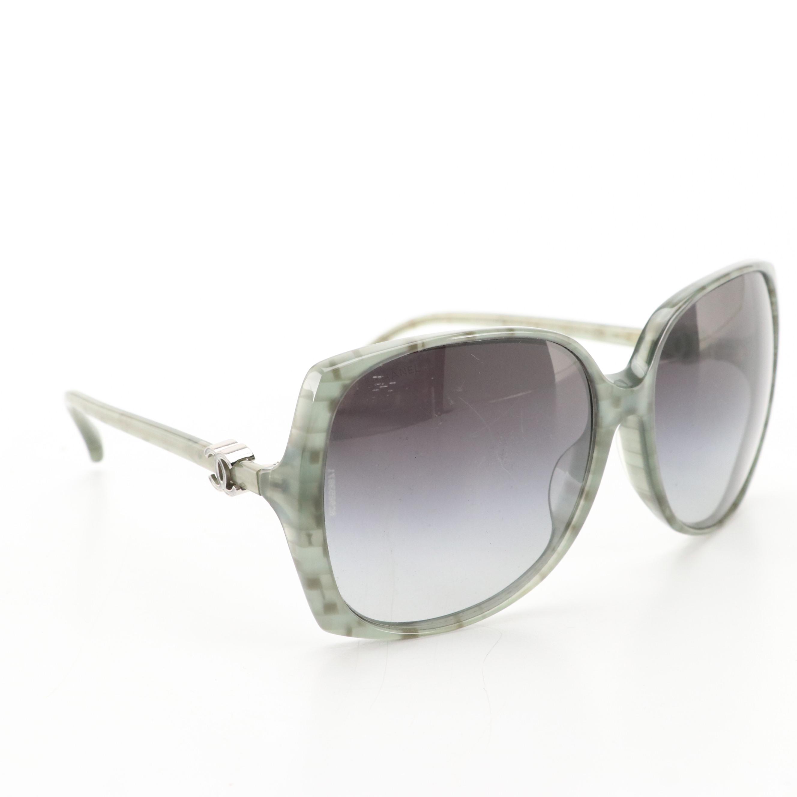 Chanel 5216-A C.1308/3C Oversized Square Sunglasses