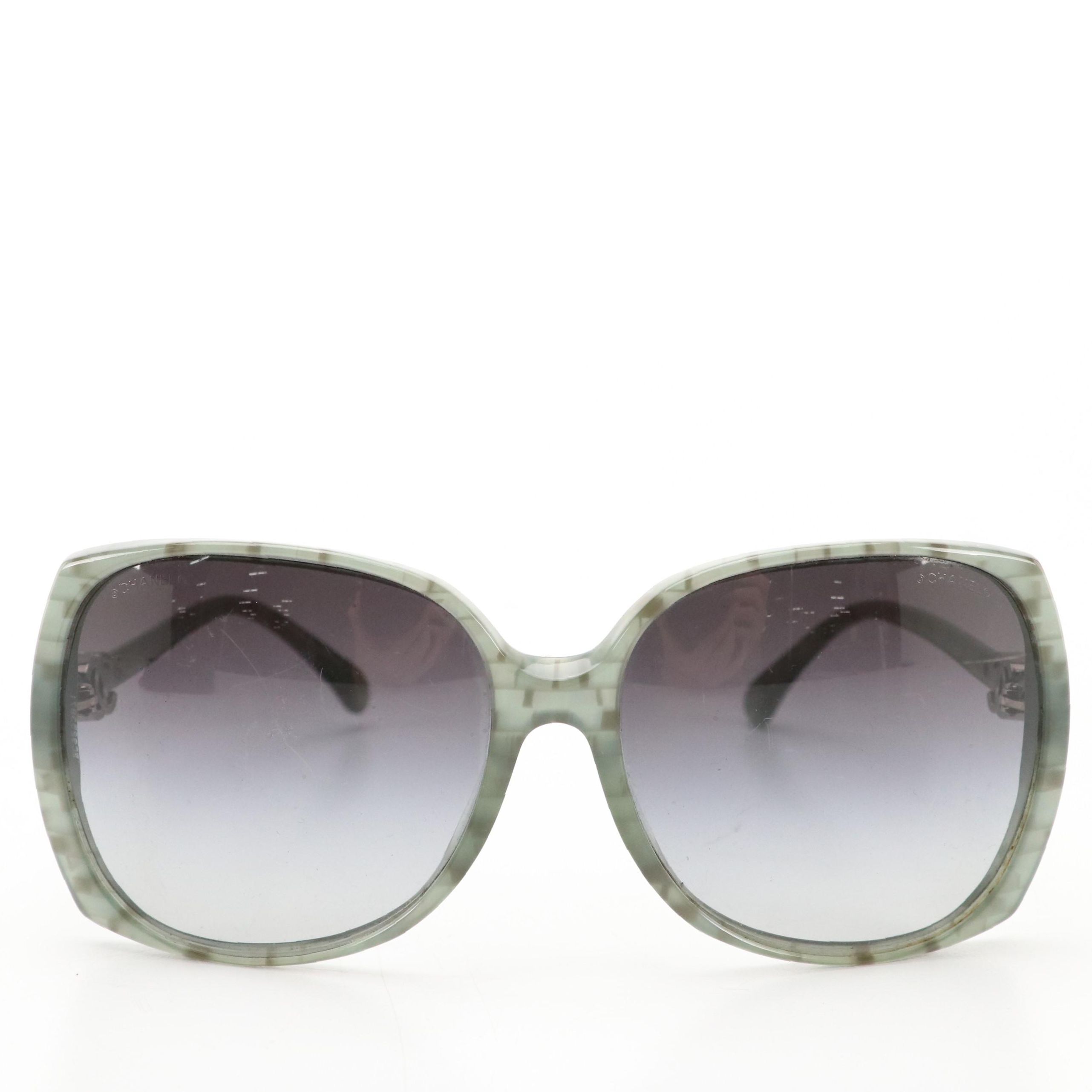 Chanel 5216-A C.1308/3C Oversized Square Sunglasses