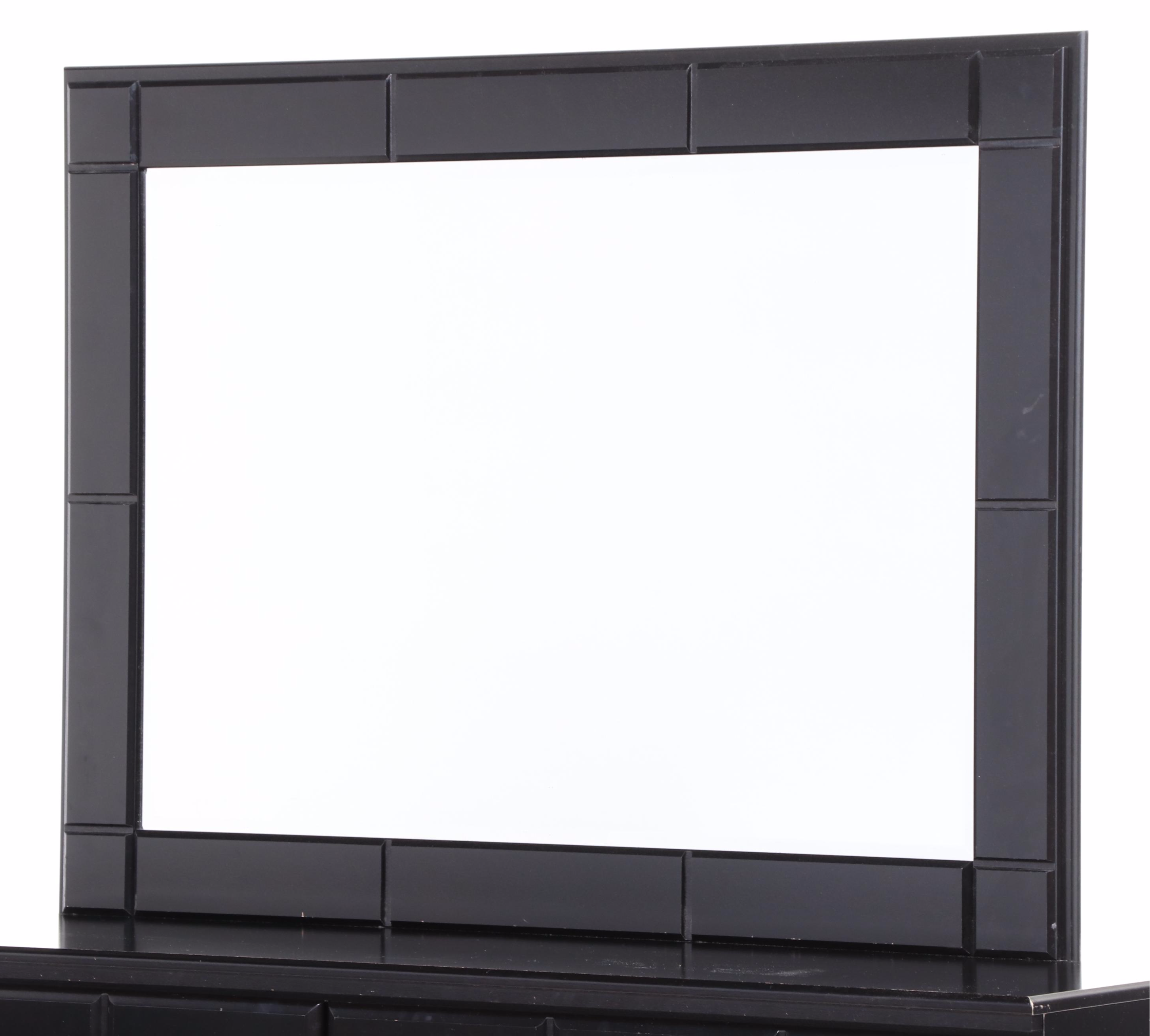 Ashley Furniture Black Laminate Six-Drawer Dresser