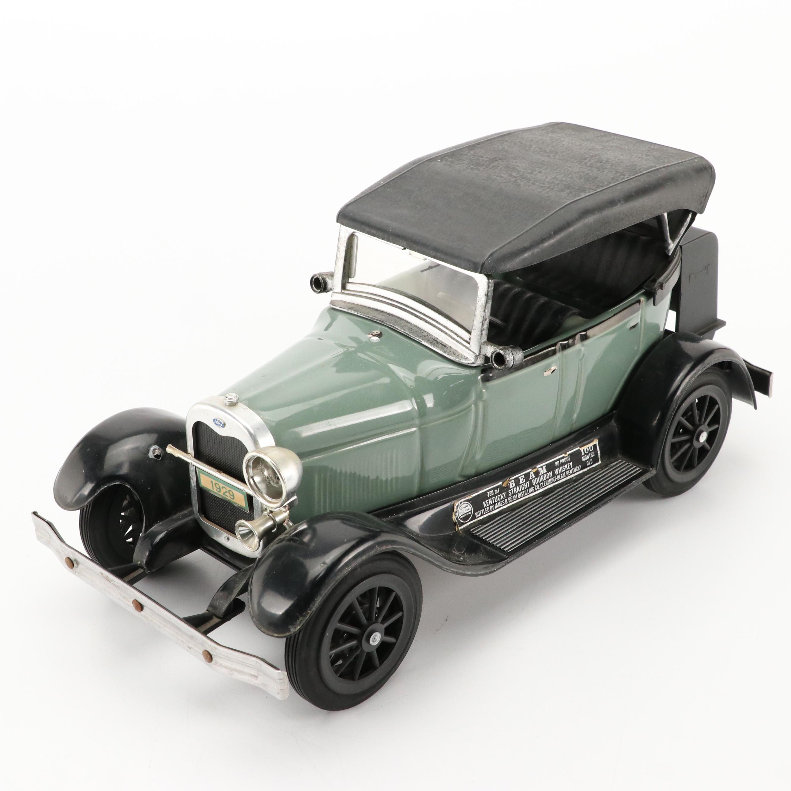 Jim Beam Novelty Car-Shaped Decanter with Department 56 and Other Model Cars