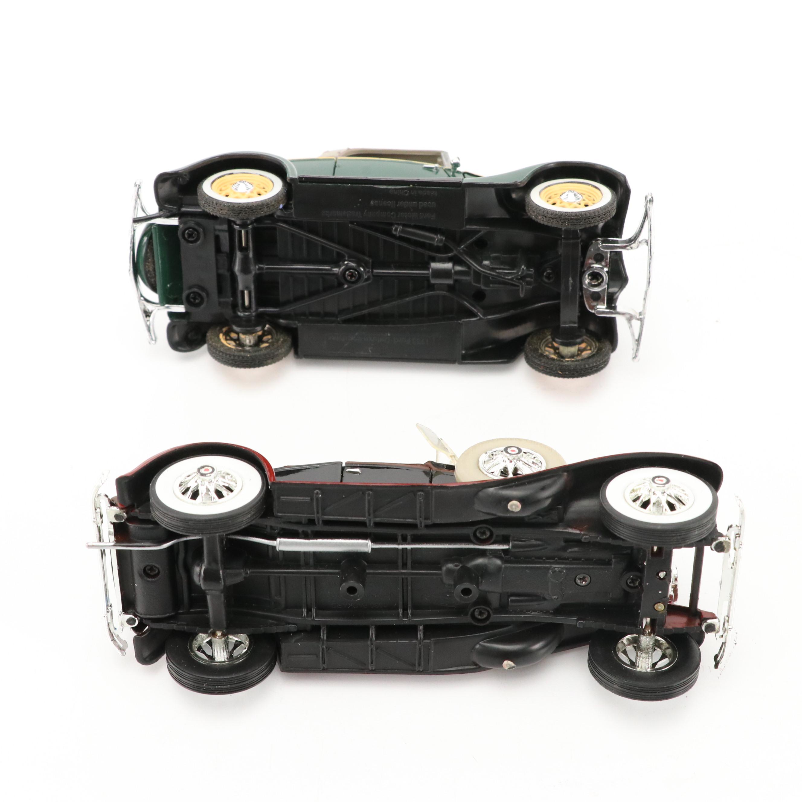 Jim Beam Novelty Car-Shaped Decanter with Department 56 and Other Model Cars