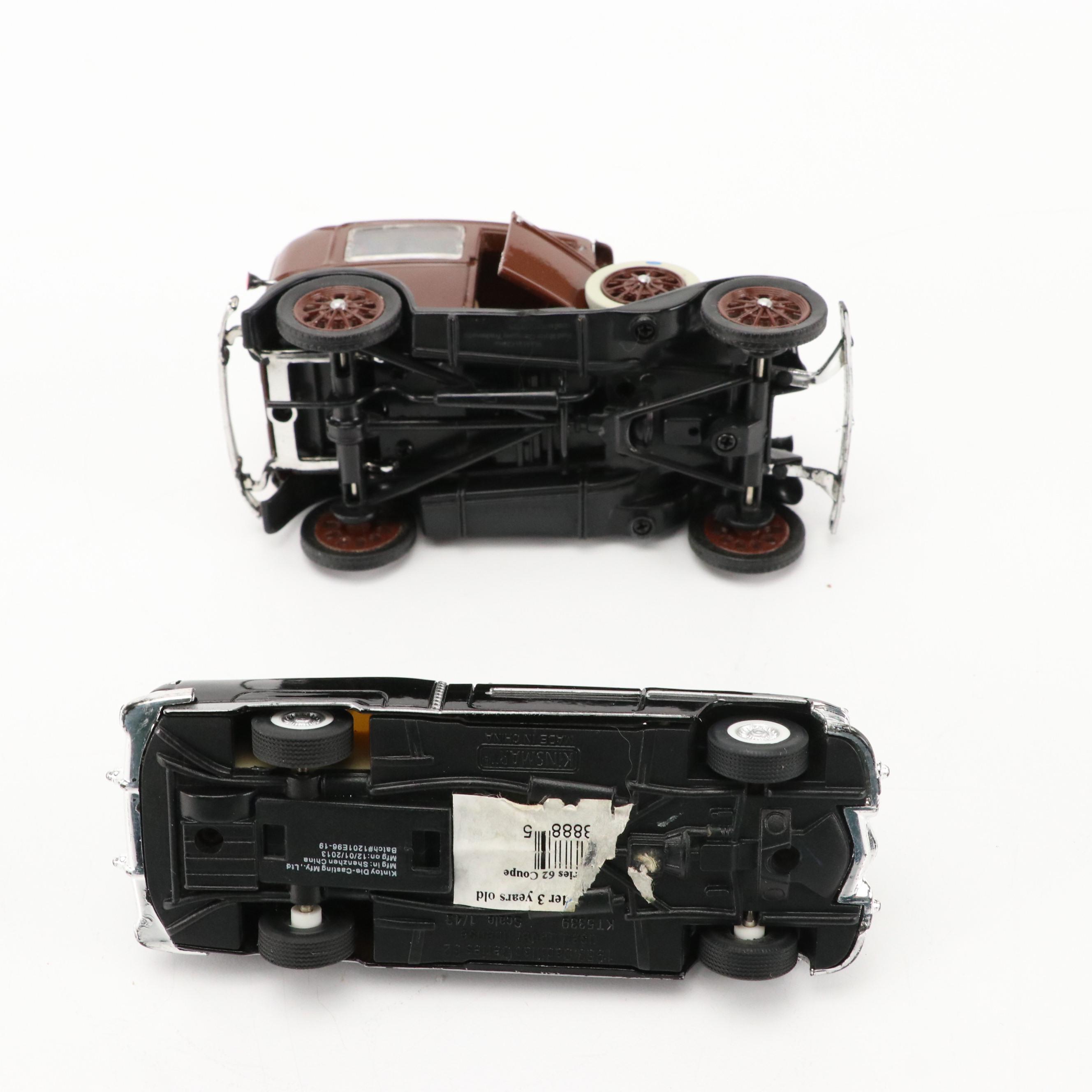 Jim Beam Novelty Car-Shaped Decanter with Department 56 and Other Model Cars